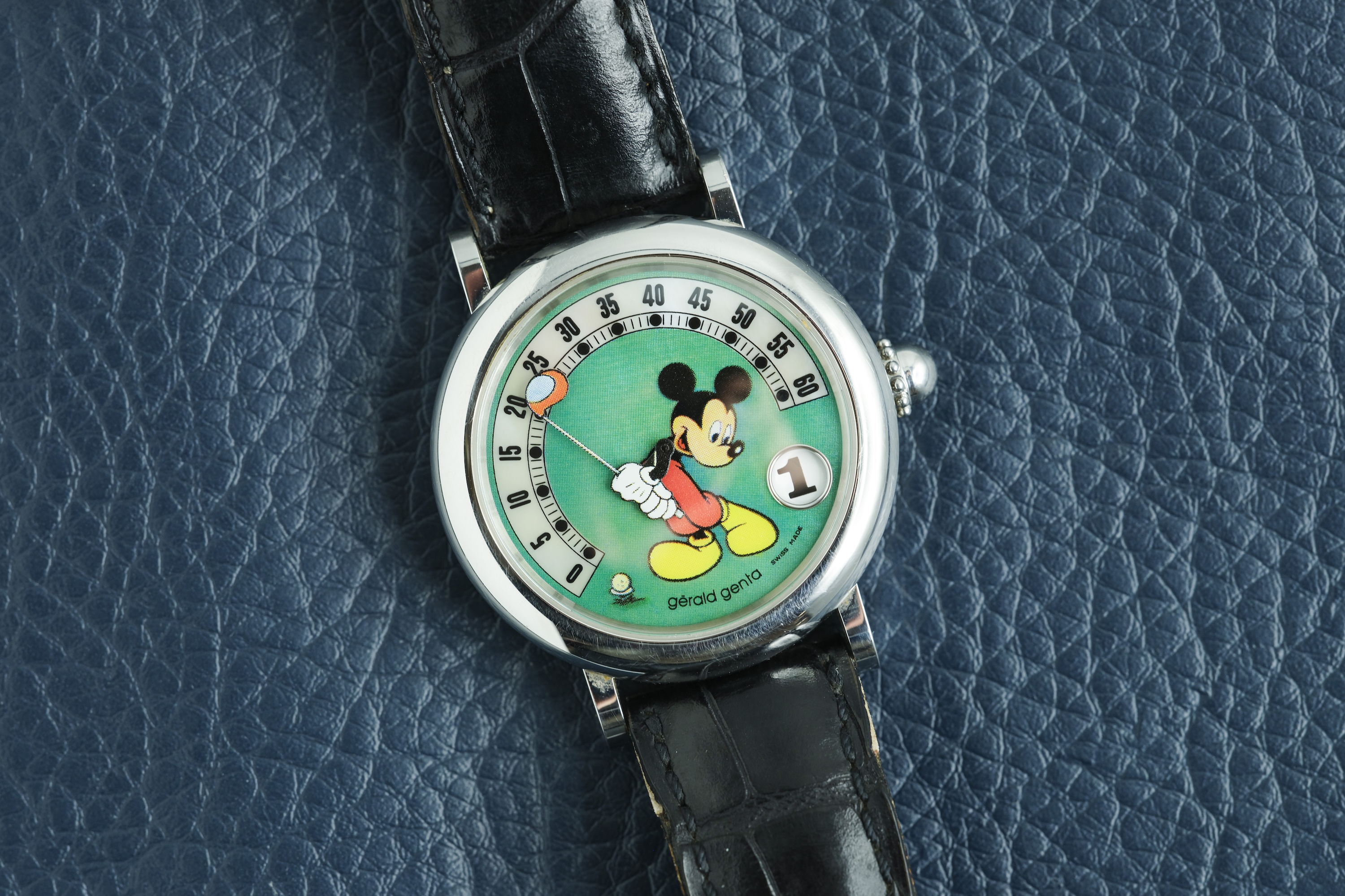 Gérald Genta Retro Fantasy G.3632 Stainless steel Green 1999