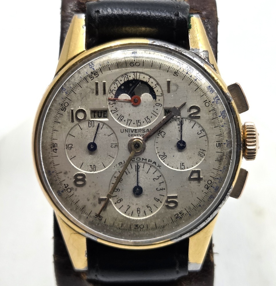 Universal Genève Tri-Compax 12'266 Rose gold 1945 Germany | Dealer