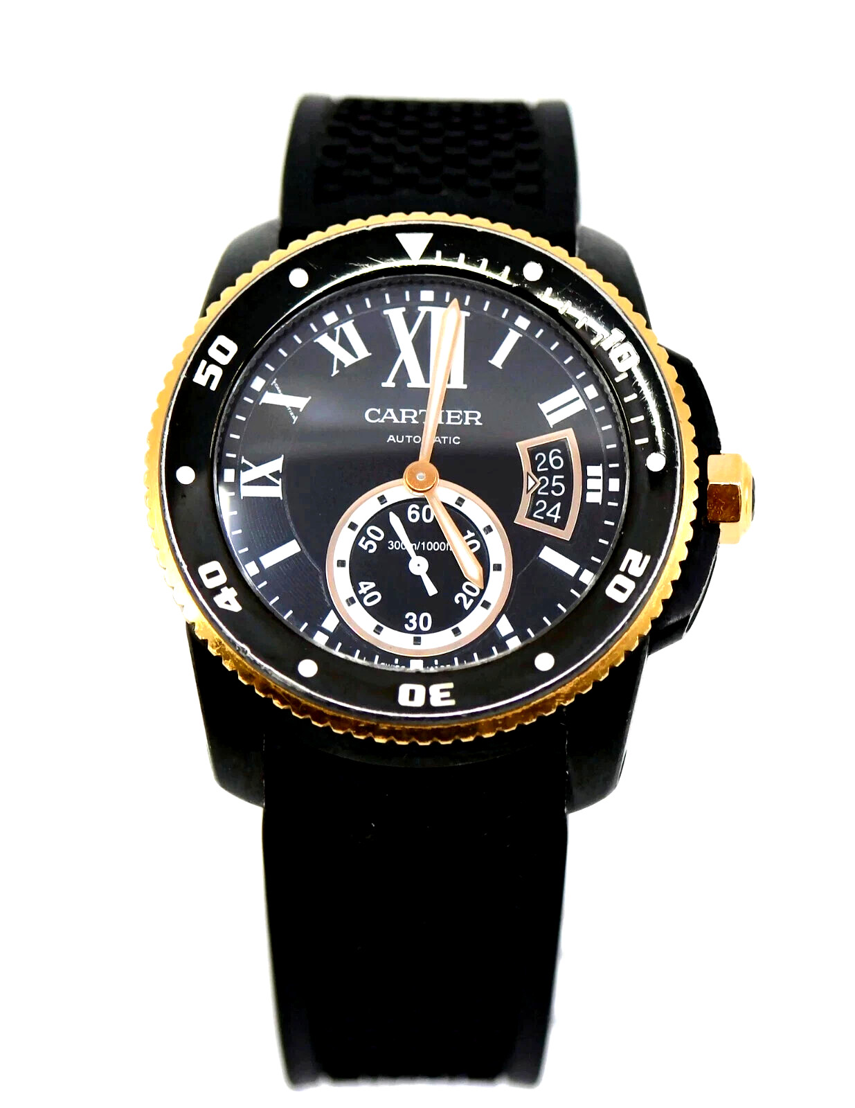 Cartier Calibre de Cartier W2CA0004 Rose gold and Stainless steel