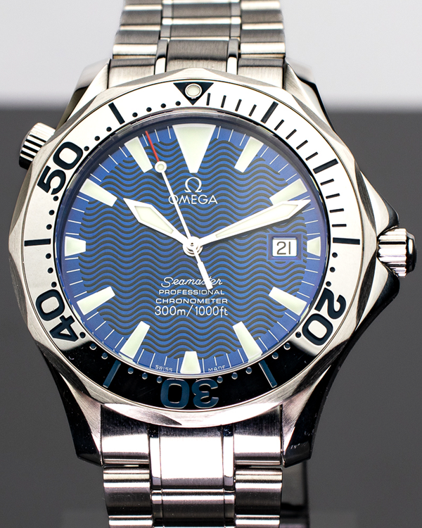 Omega Seamaster Diver 300M 2255.80.00 Stainless steel Blue United