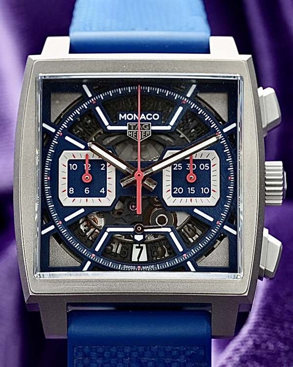 TAG Heuer Monaco CBL2182.FT6235 Titanium Blue | Dealer | EveryWatch