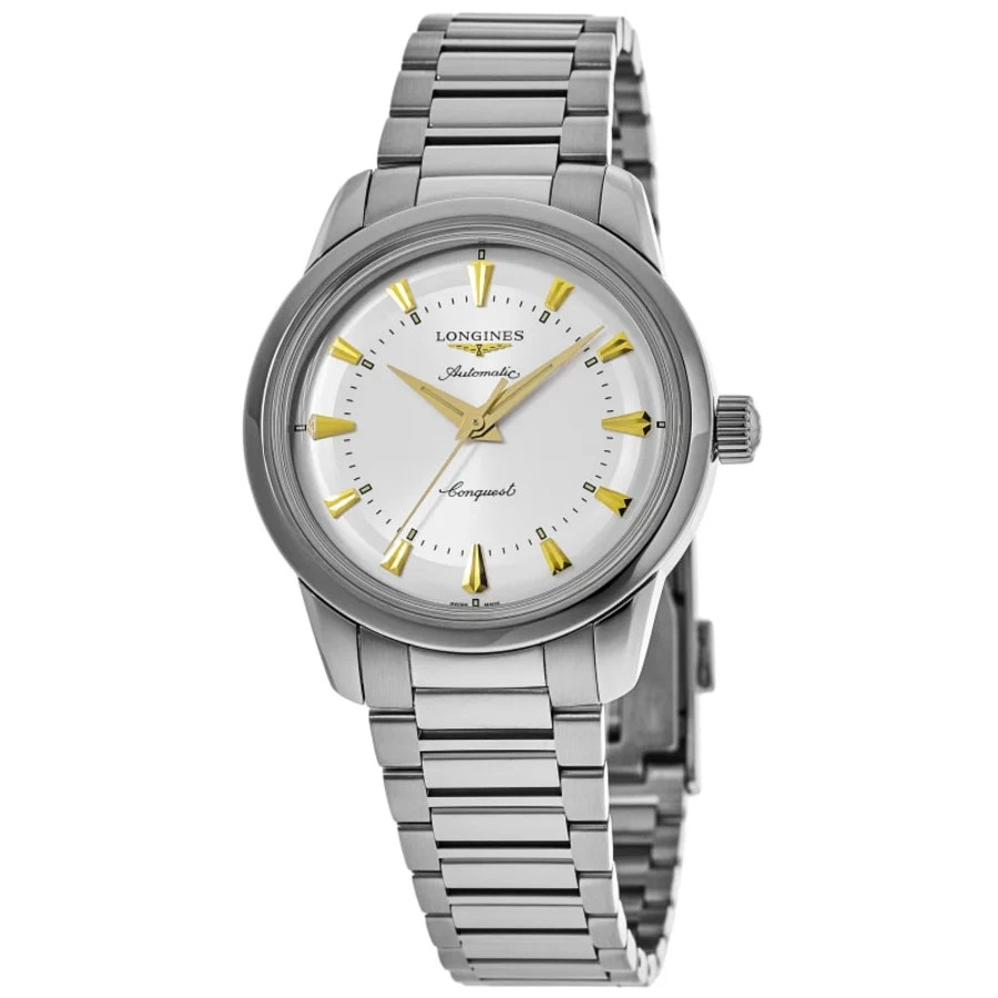 Longines Conquest L3.257.4.56.7 Ceramic and Stainless steel Black