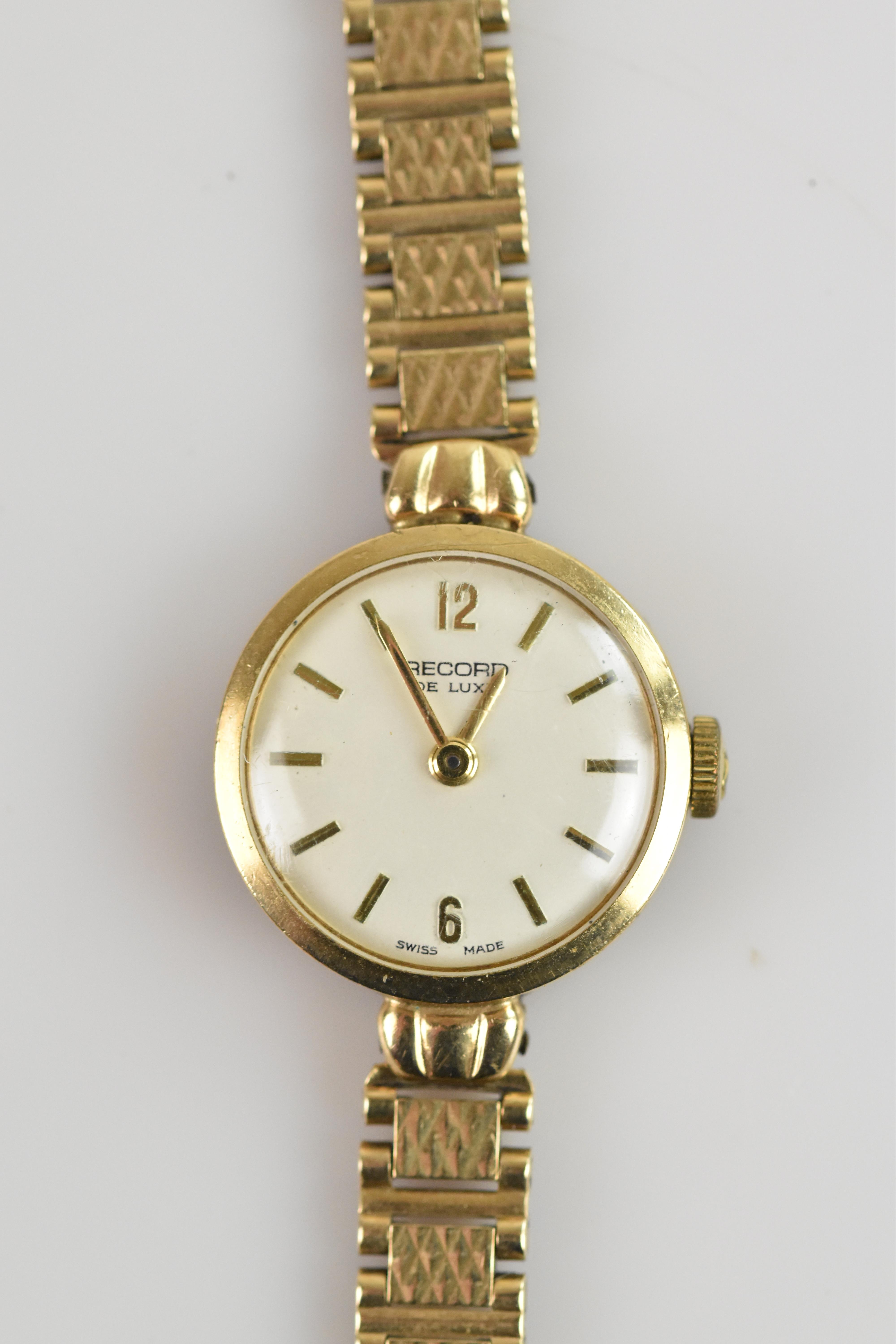 Record Watch Company RECORD WATCH & Co Geneva Yellow gold Silver