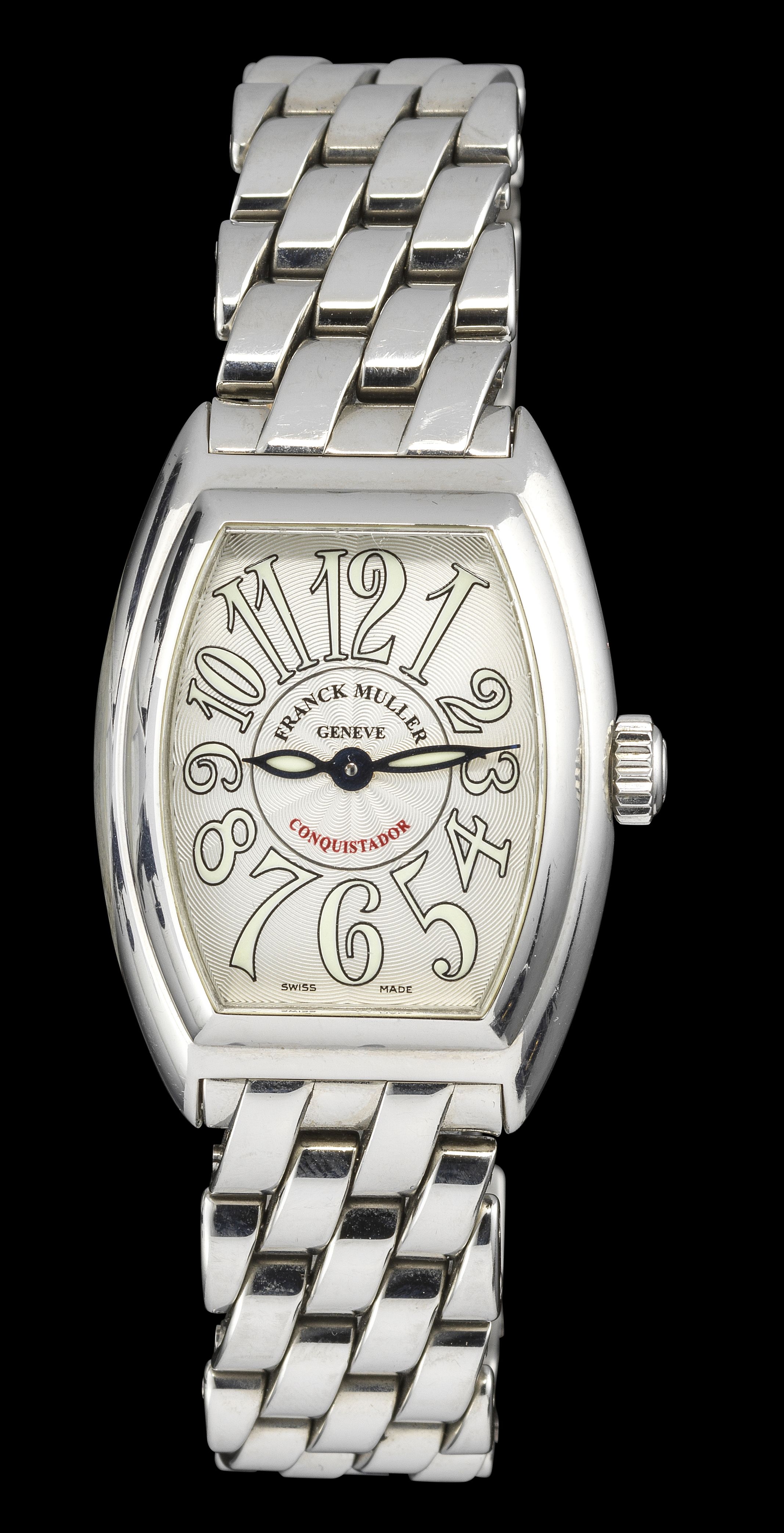 Franck Muller Conquistador 8000 CC Stainless steel Silver | Dealer