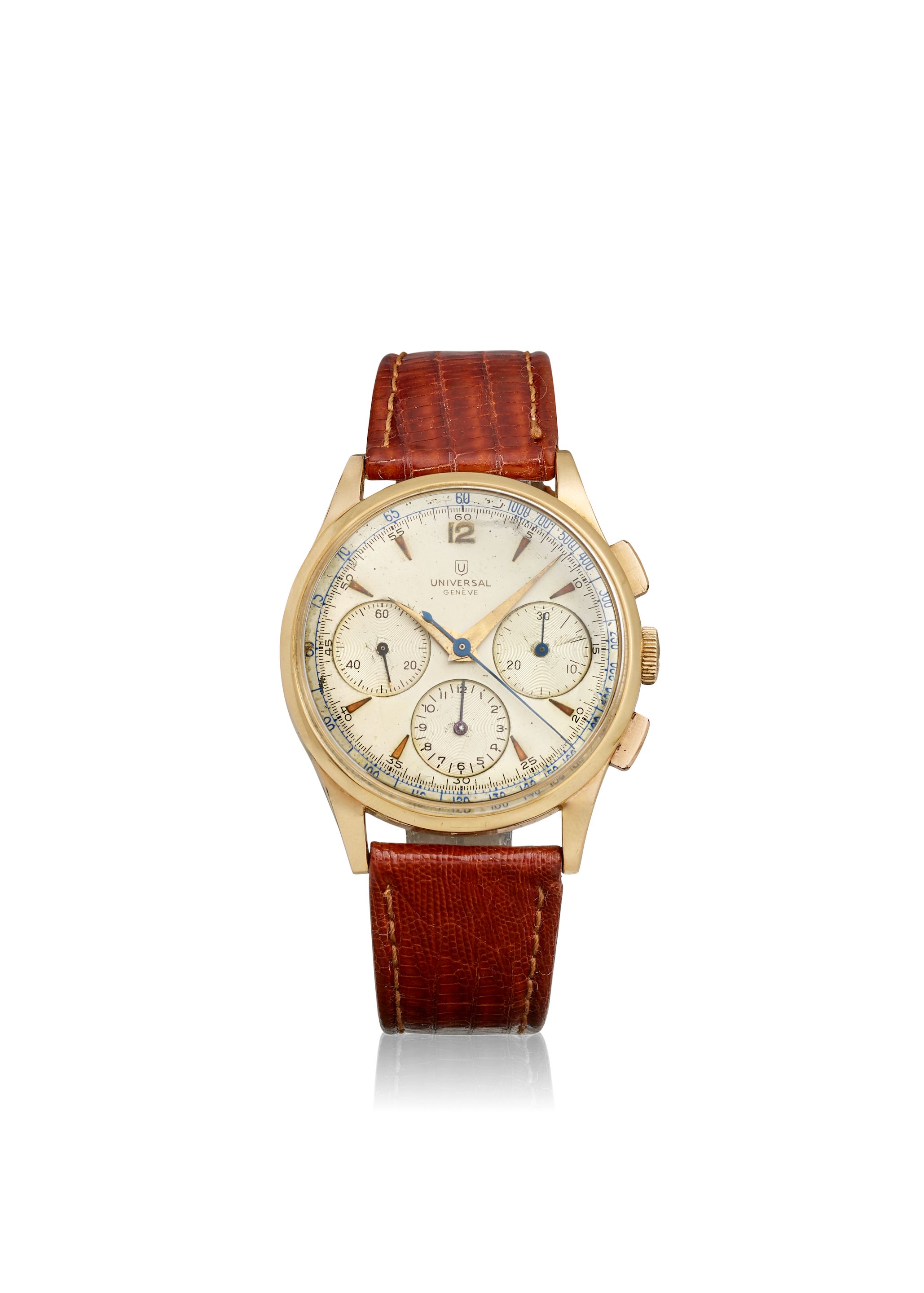 Universal Genève Compax 699.420 Stainless steel White 1996