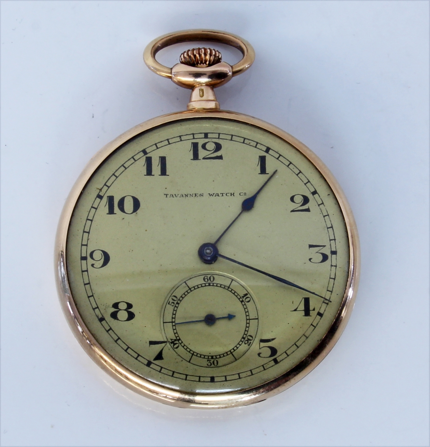 ○ハ9786H◎TAVANNES WATCH Co. タバン 懐中時計 チェーン付き 0.800