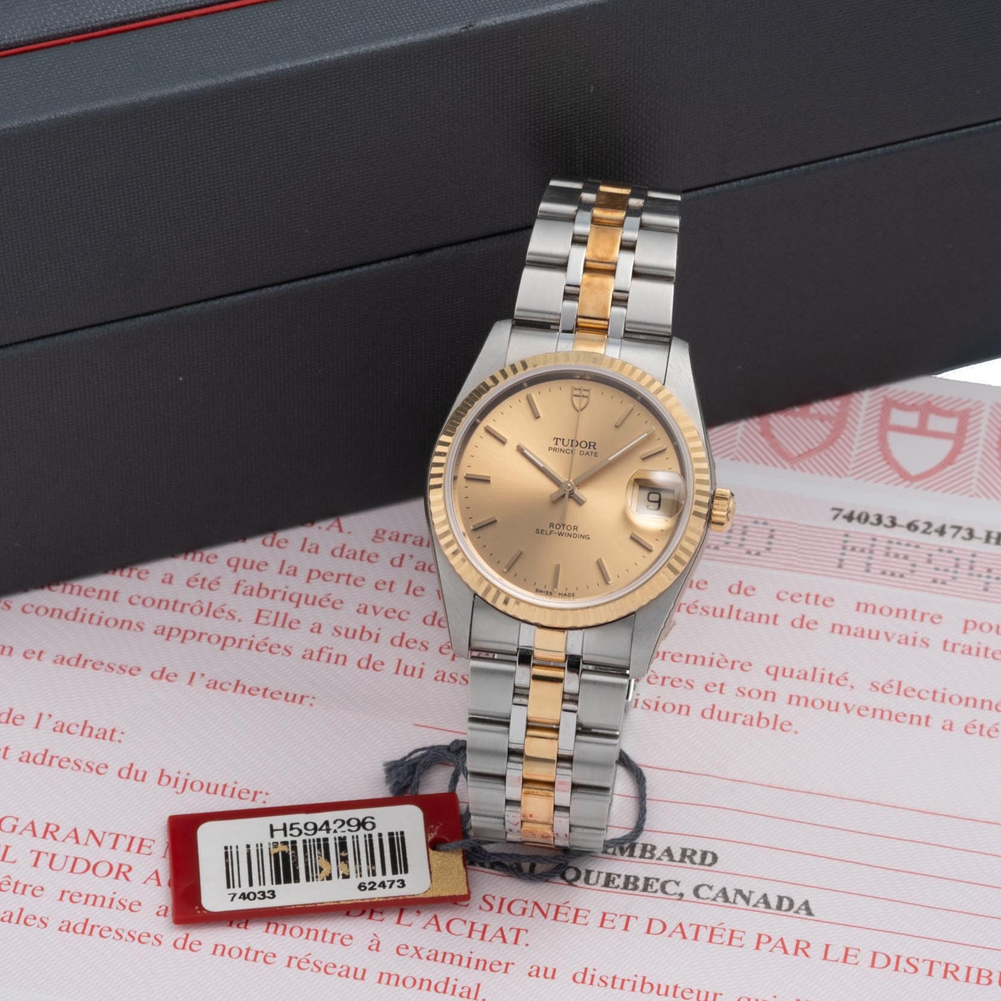 希少79090 TUDOR PRINCE OYSTERDATE Tudor Prince Oysterdate 74033 Stainless steel White 1990 | Dealer
