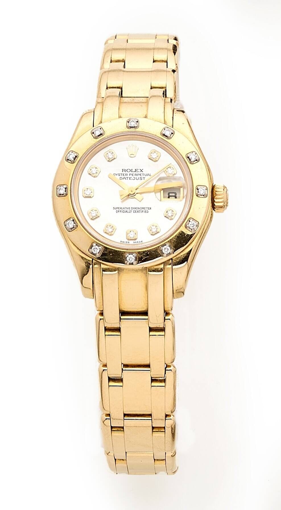 Rolex Pearlmaster 69299 White gold Blue 1995 | Dealer | EveryWatch