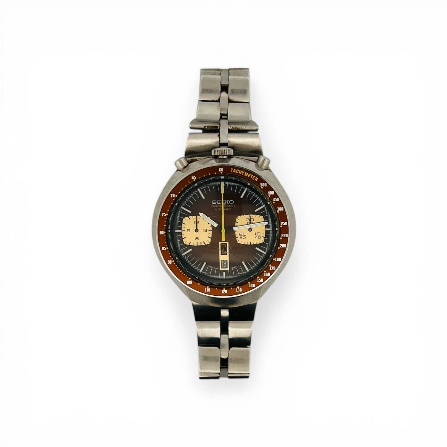 Seiko Chronograph 7A38-7020 Stainless steel Gray Italy | Dealer