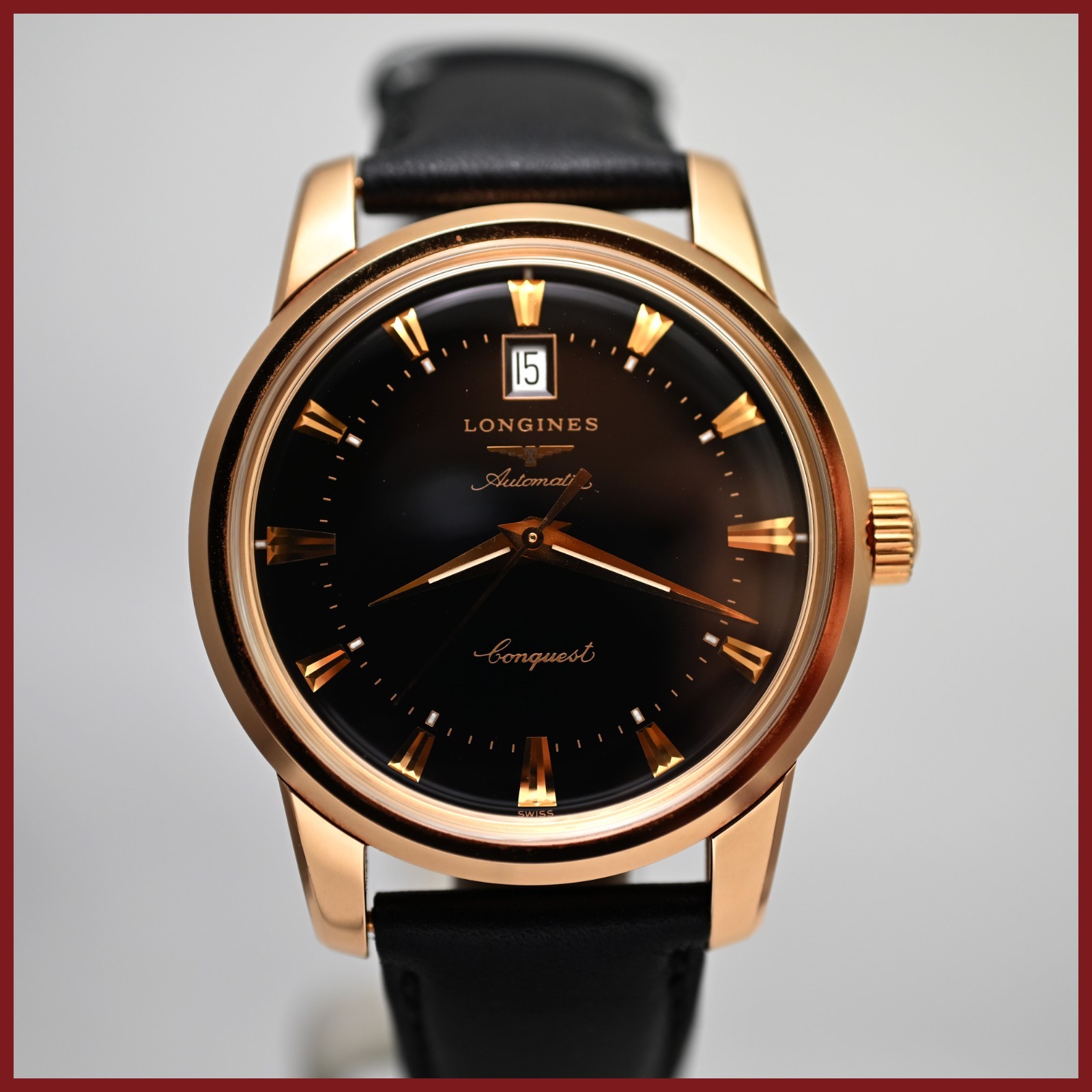 Longines 8229-2 Stainless steel Black 1970 | Dealer | EveryWatch