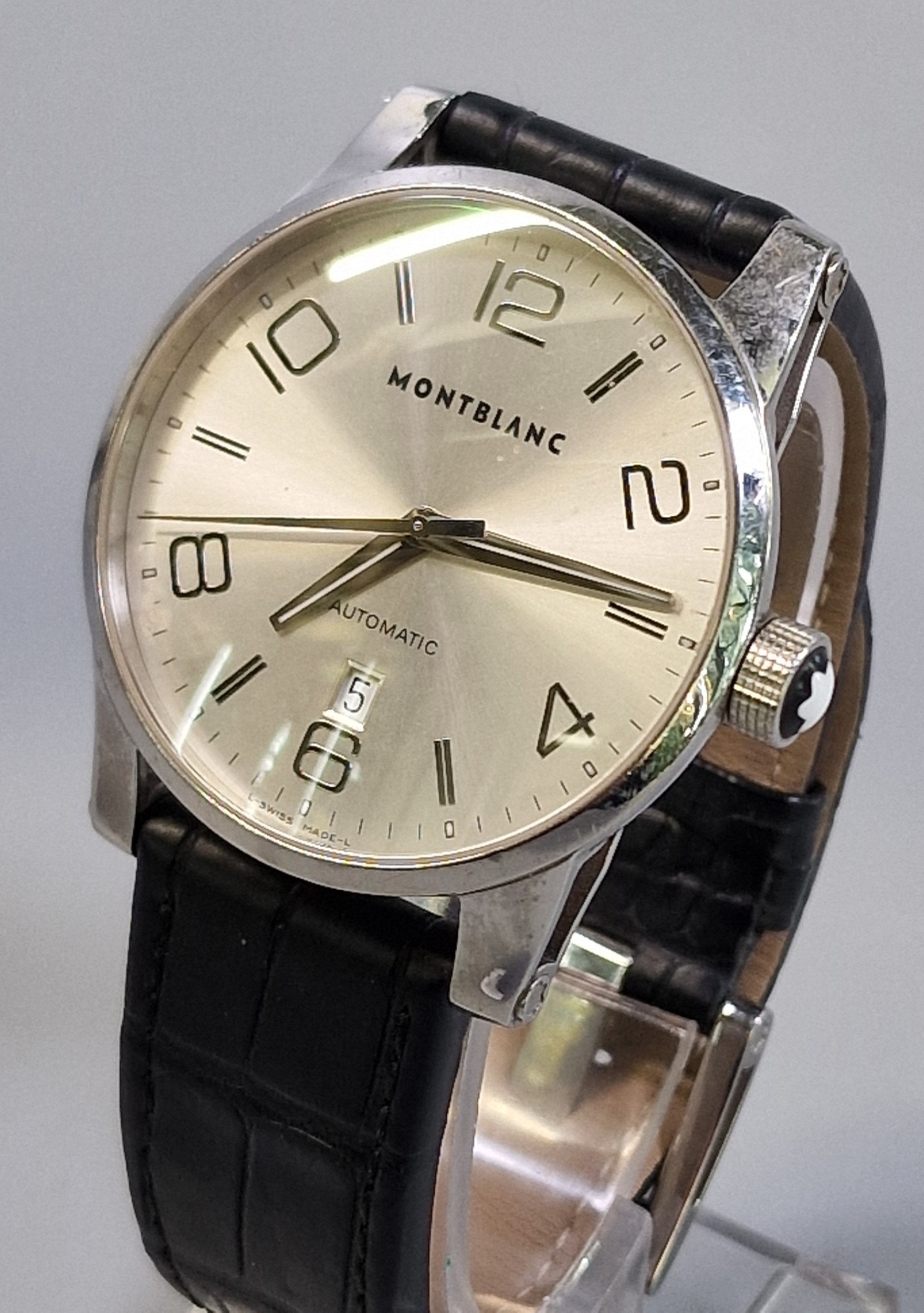 Montblanc TimeWalker 115360 UTC) Stainless steel Black 1650