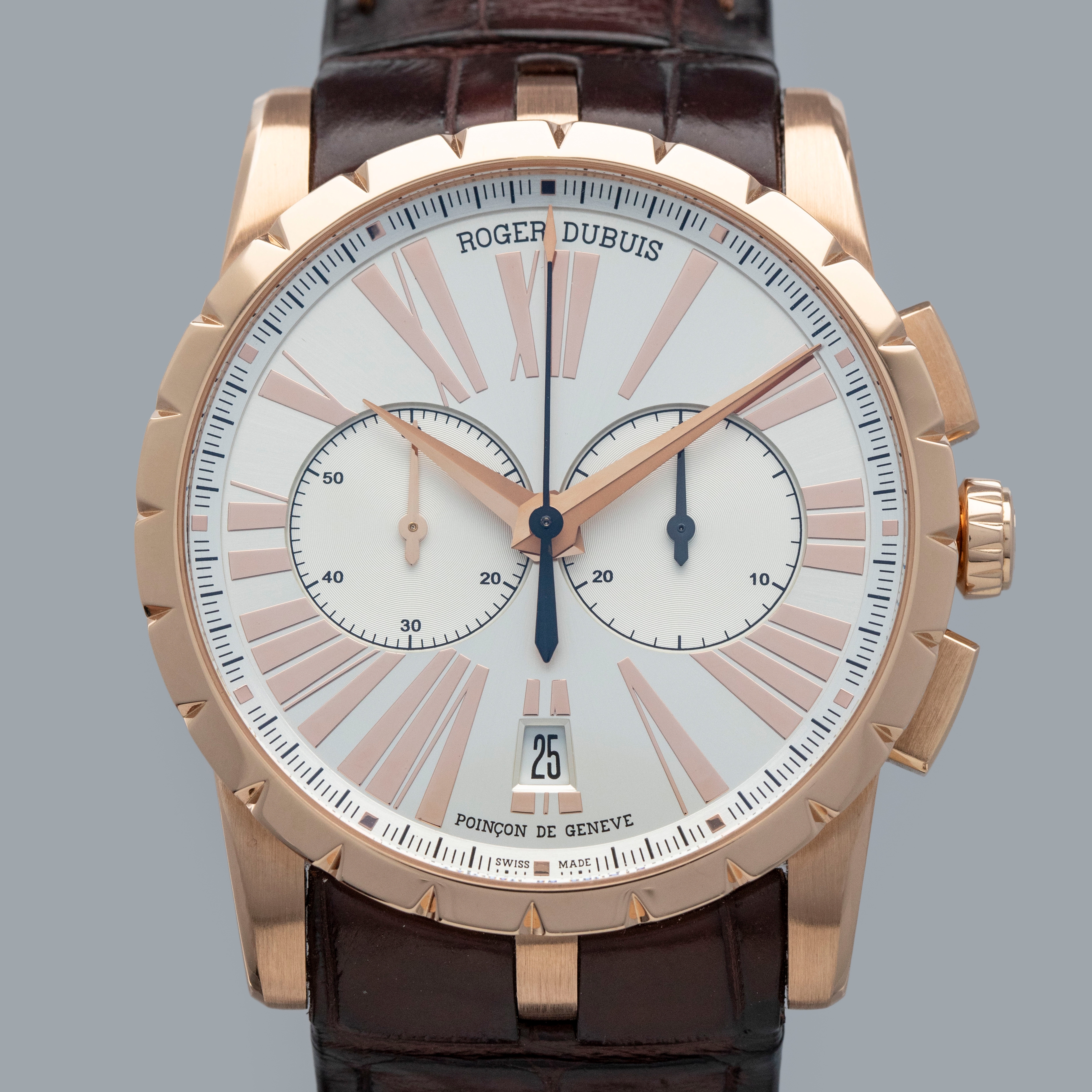 Roger Dubuis Sympathie Chronograph S37 18k rose gold White