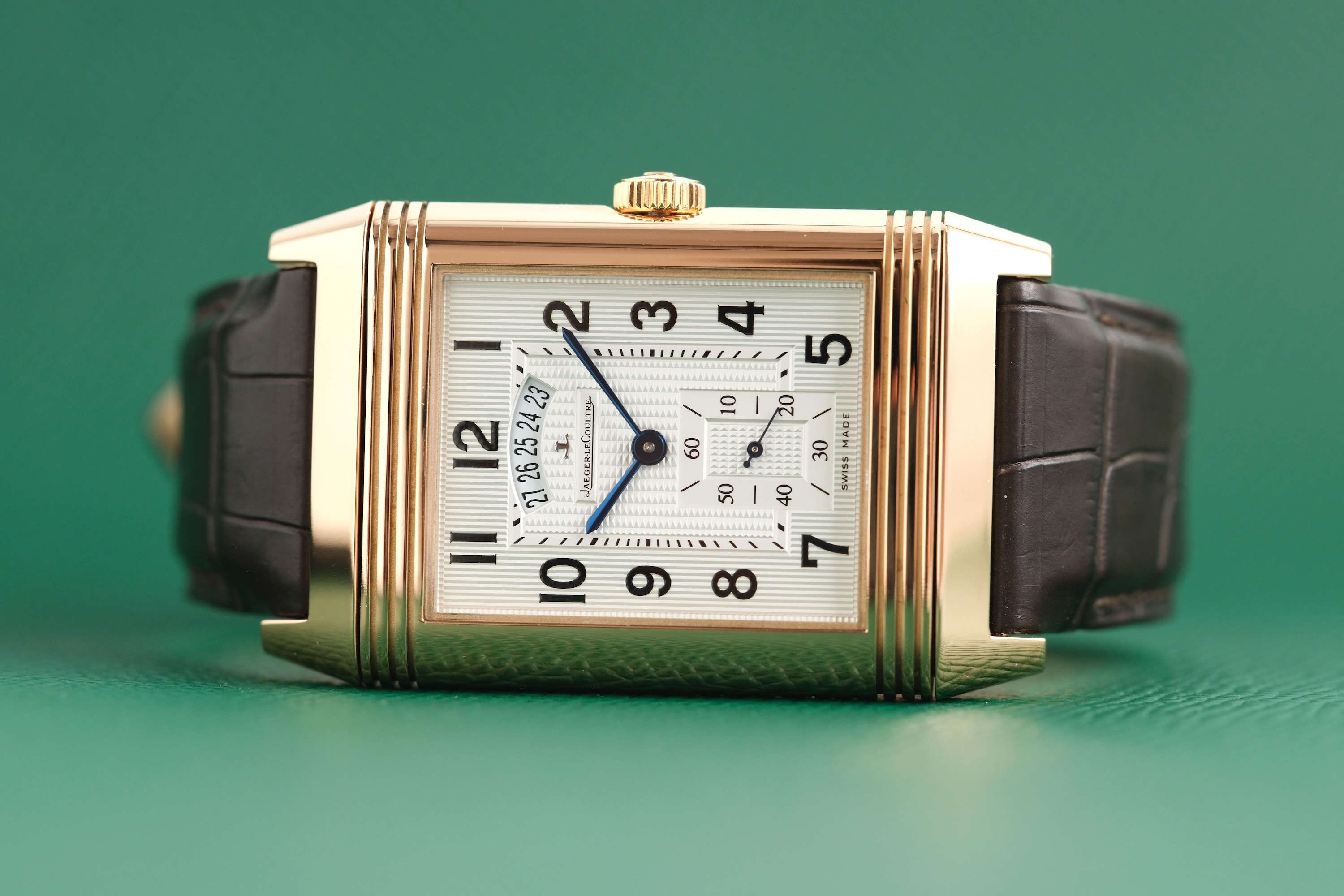 Jaeger-LeCoultre Grande Reverso Duo 274.2.85 18k rose gold Black
