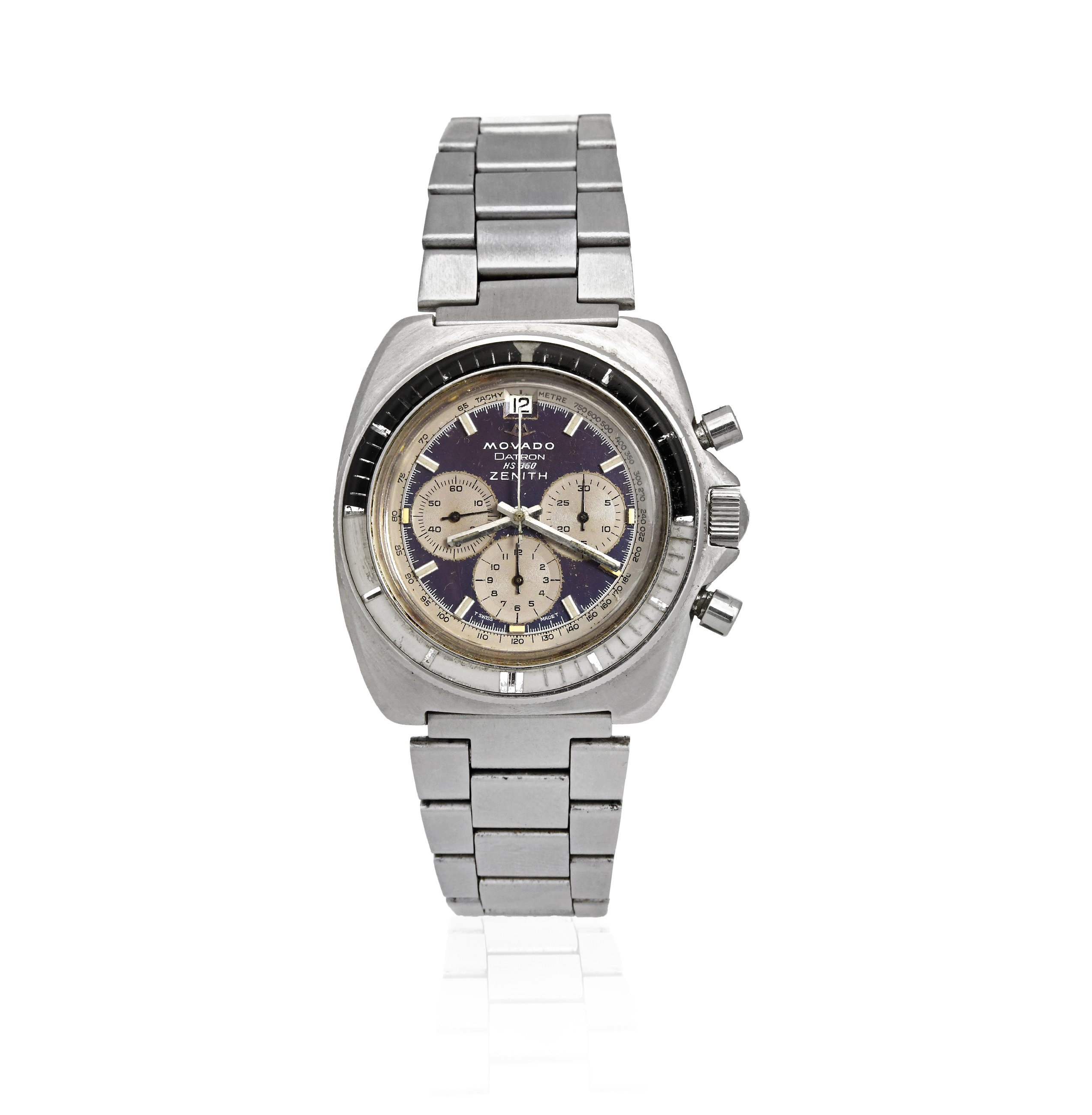 Movado M95 Sub-Sea Panda Chronograph 19068 Stainless steel White