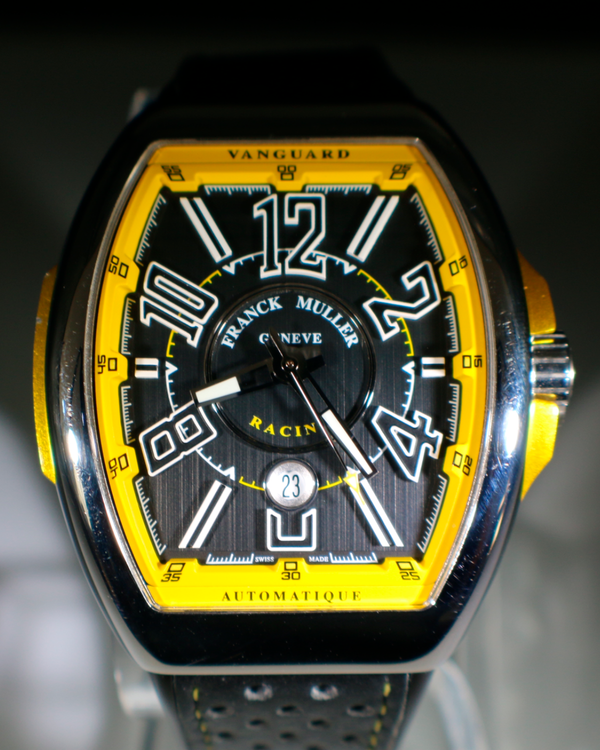 Franck Muller Vanguard V 29 QZ D (5N.RS) 18k rose gold White