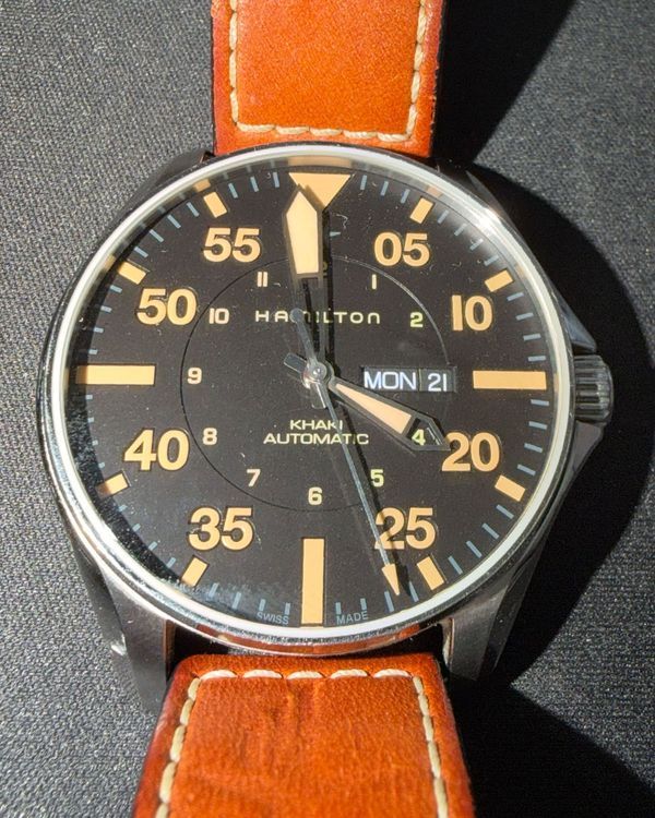 Hamilton Khaki Aviation H77932560 Stainless steel Green | Dealer