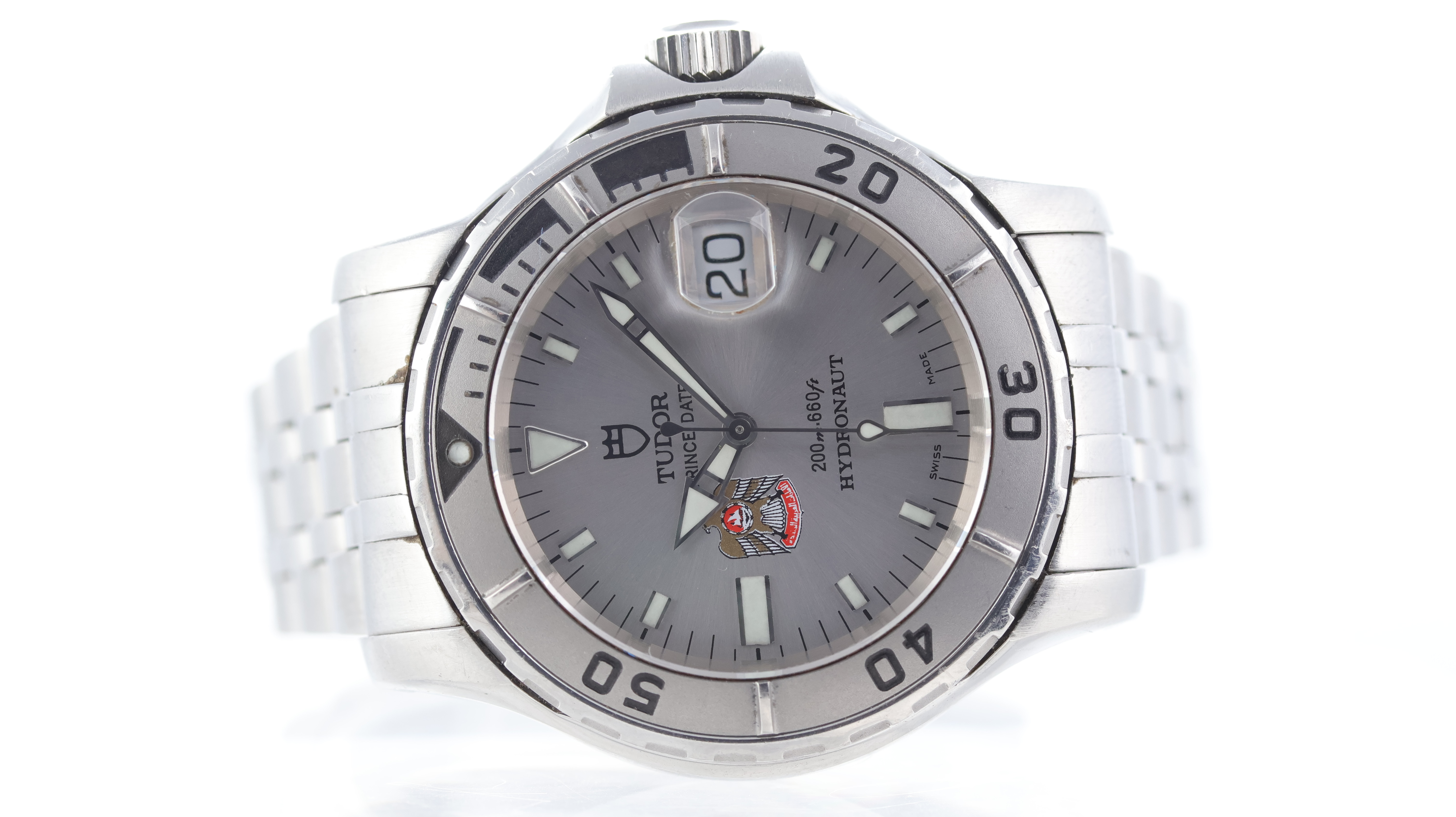 Tudor Prince Date Hydronaut 89190 Stainless steel Silver Japan
