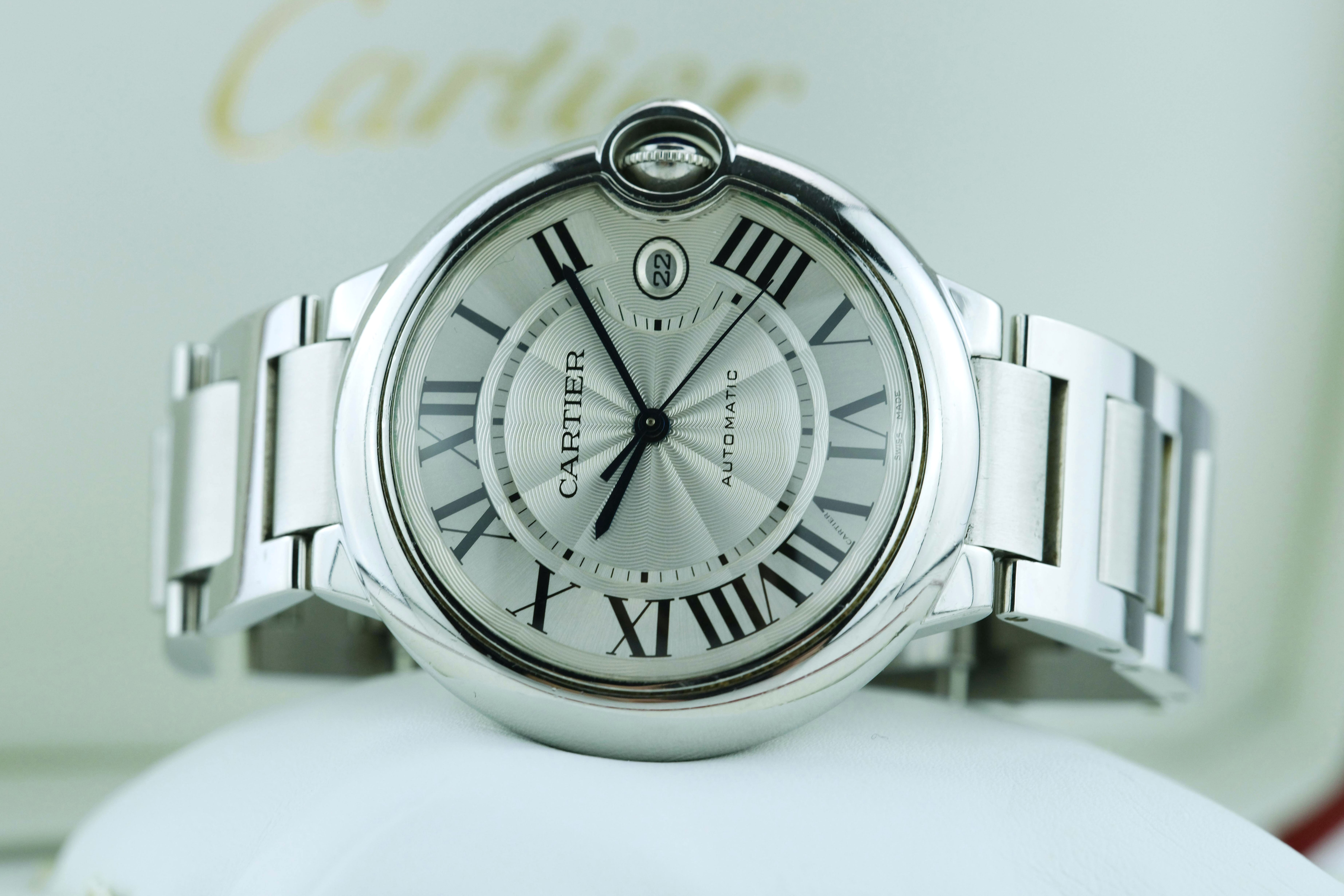 ぼんてん Cartier Ballon Bleu de Cartier W69012Z4 Stainless steel Silver
