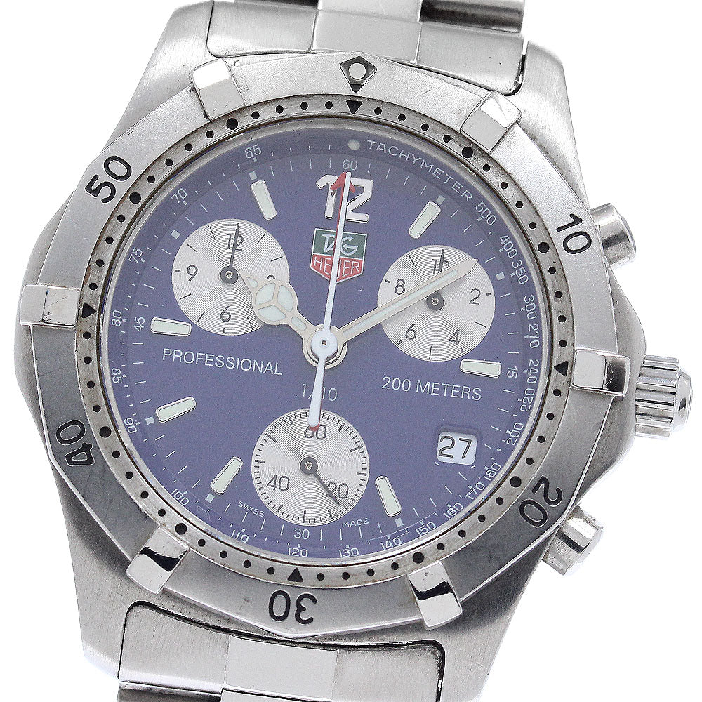 TAG Heuer 2000 WE1210-R Stainless steel Black 1990 | Dealer