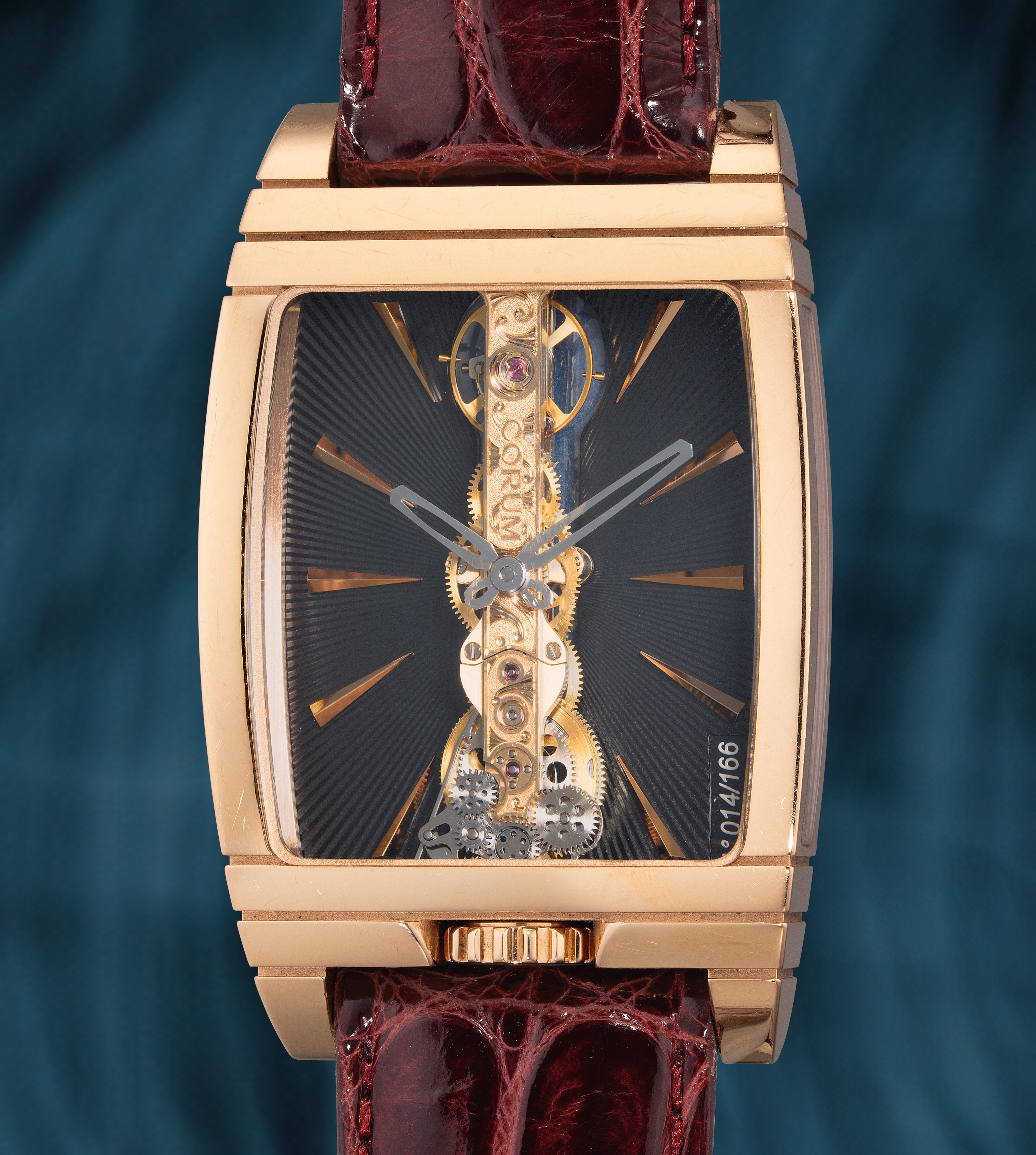 Corum Golden Bridge 13.206 Yellow gold Skeletonized 1988