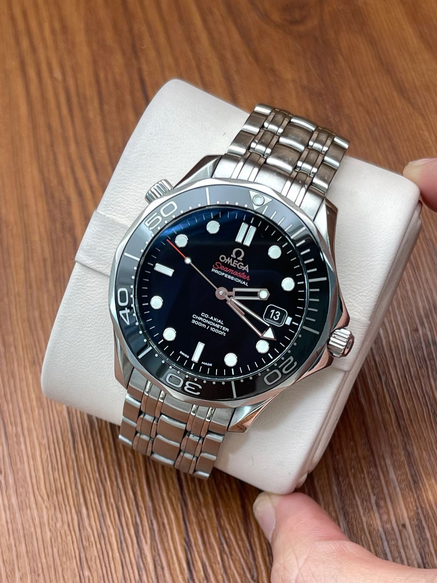 Omega Seamaster 396.0938 Stainless steel Black and Blue 1984