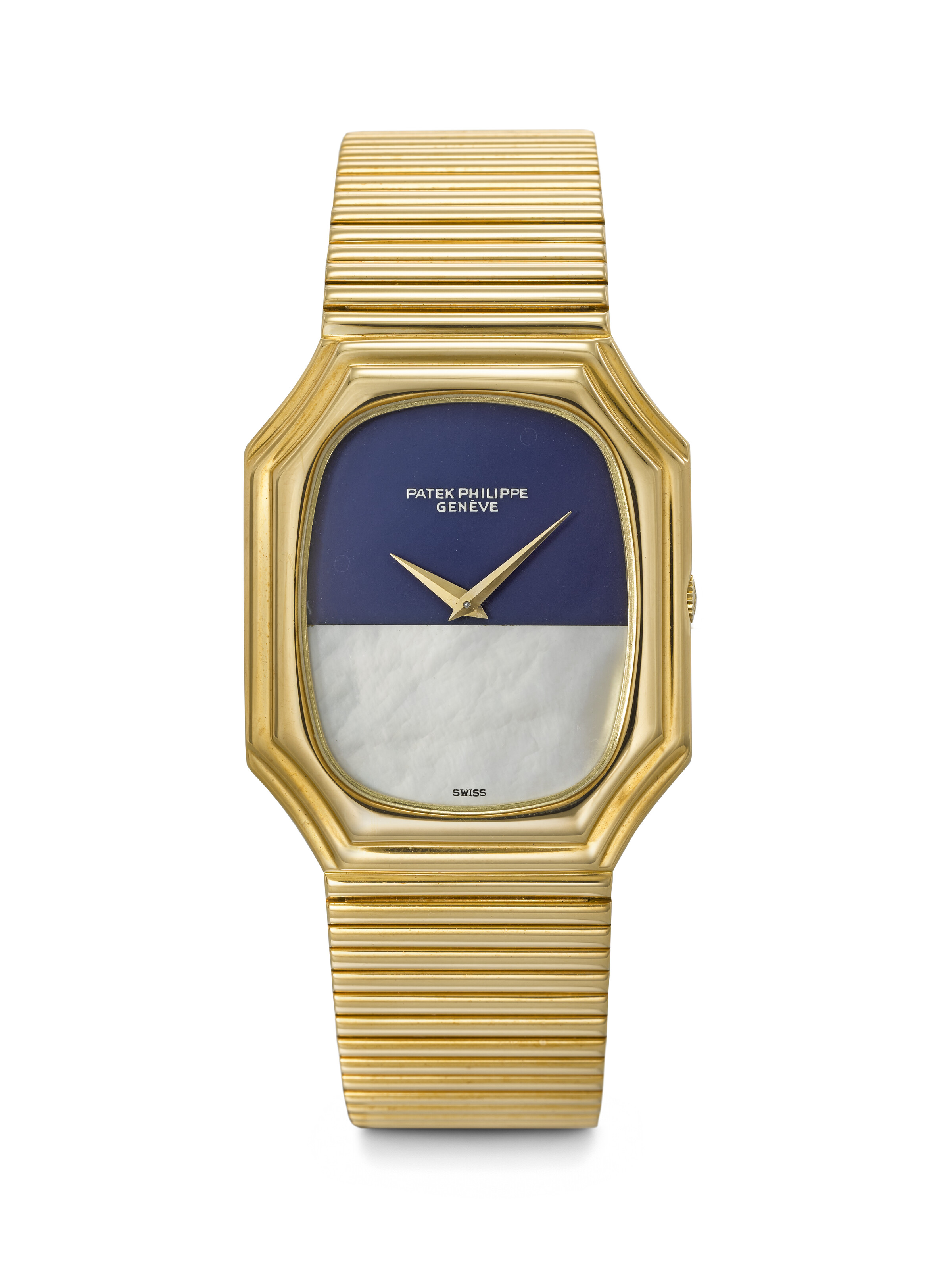 Patek Philippe Gondolo 3729/1 18k yellow gold Blue and White 1976