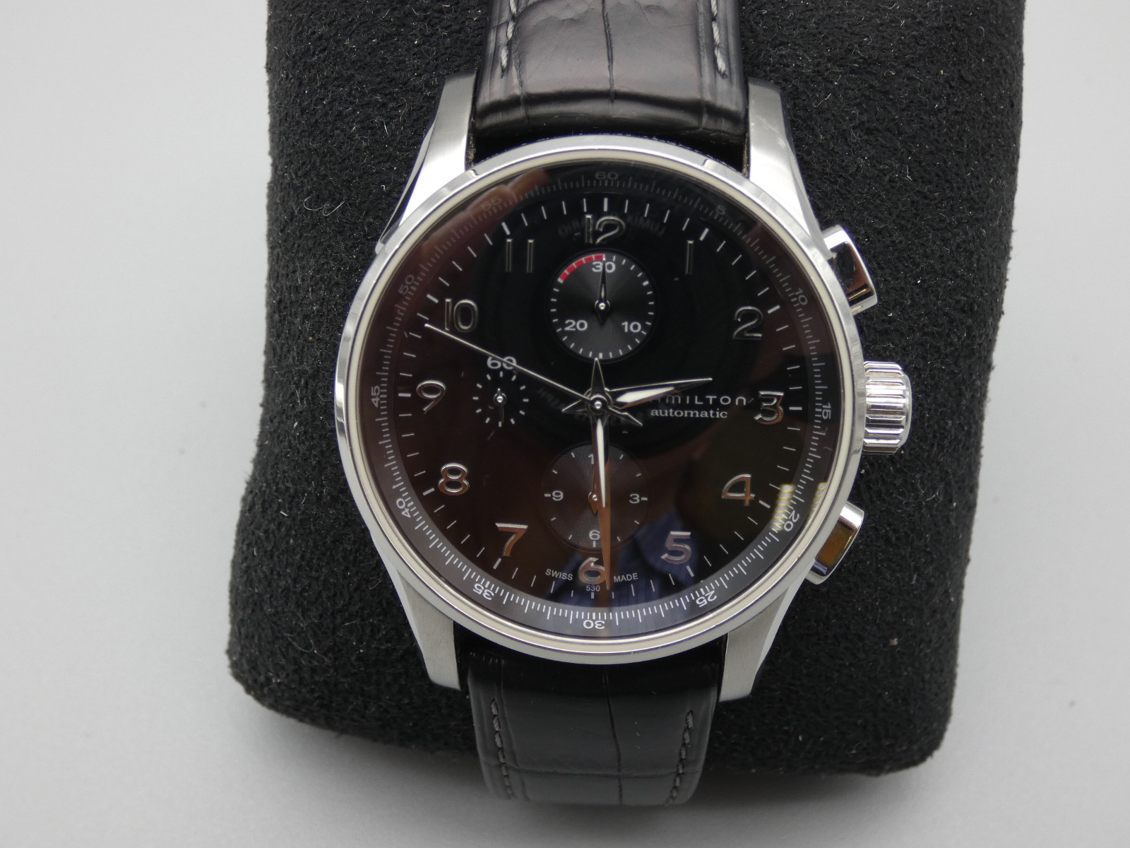 Hamilton Jazzmaster Open Heart H327050 Stainless steel Blue Japan 