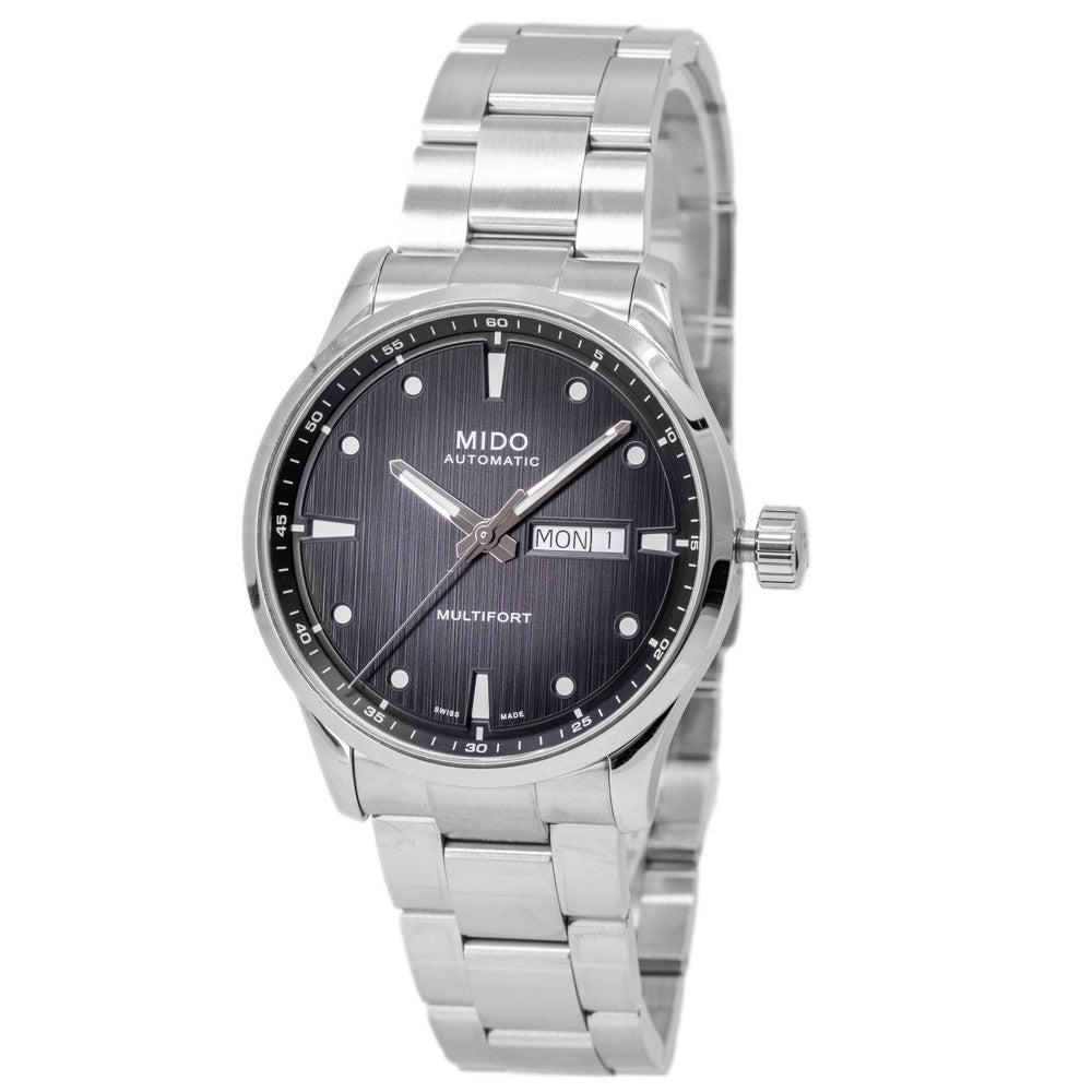Mido Multifort M025.627.16.061.00 Stainless steel Black 2024