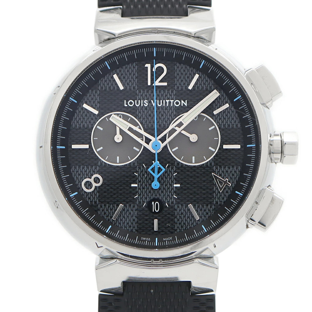 Louis Vuitton Tambour UG4403 QA128 Stainless steel Purple  display picture 3