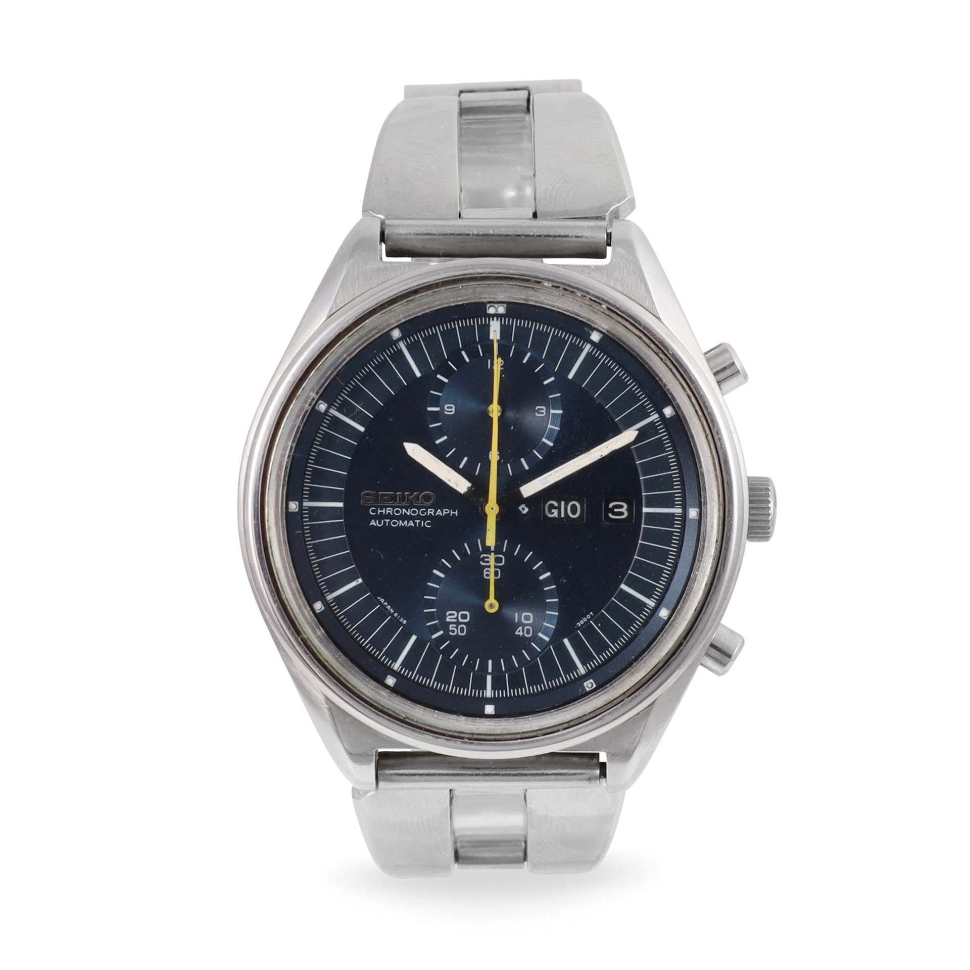 Seiko Chronograph 7T86-0AC0 Stainless steel White Japan | Dealer