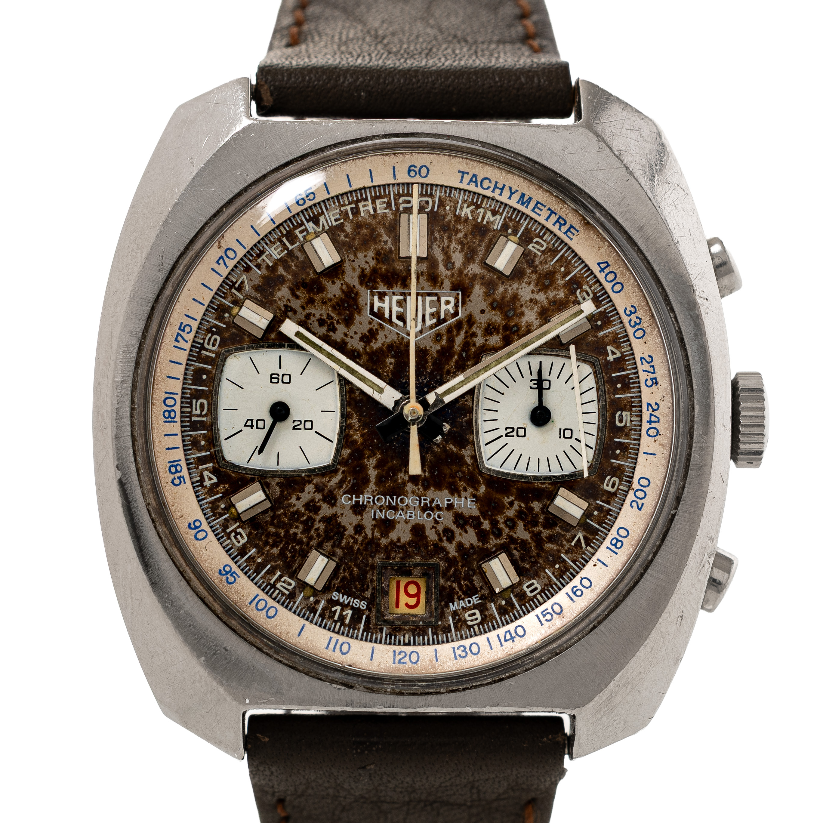 Heuer 5408 Stainless steel Black 1940 | Dealer | EveryWatch