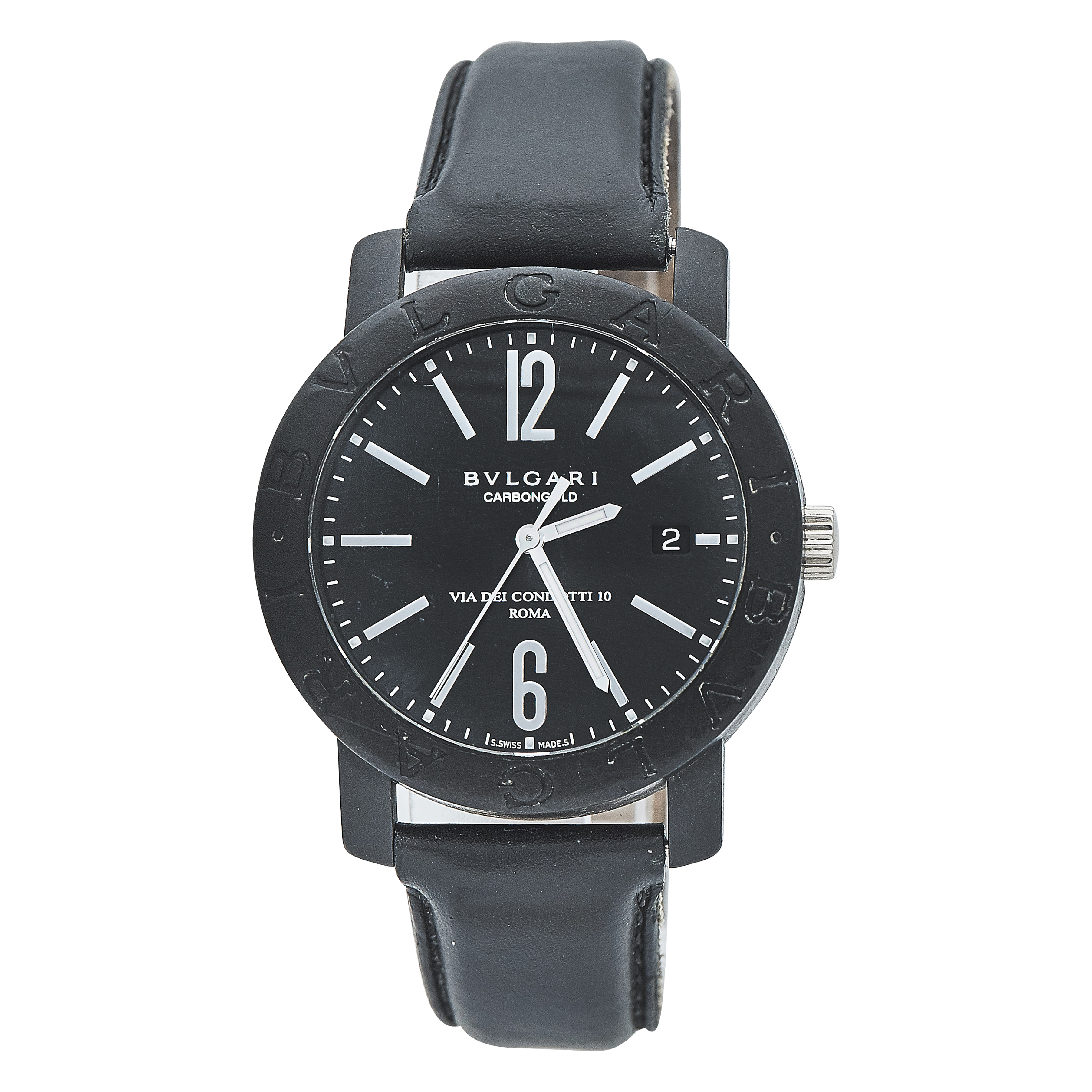 BVLGARI Bvlgari BB33SLD Stainless steel Black | Dealer 