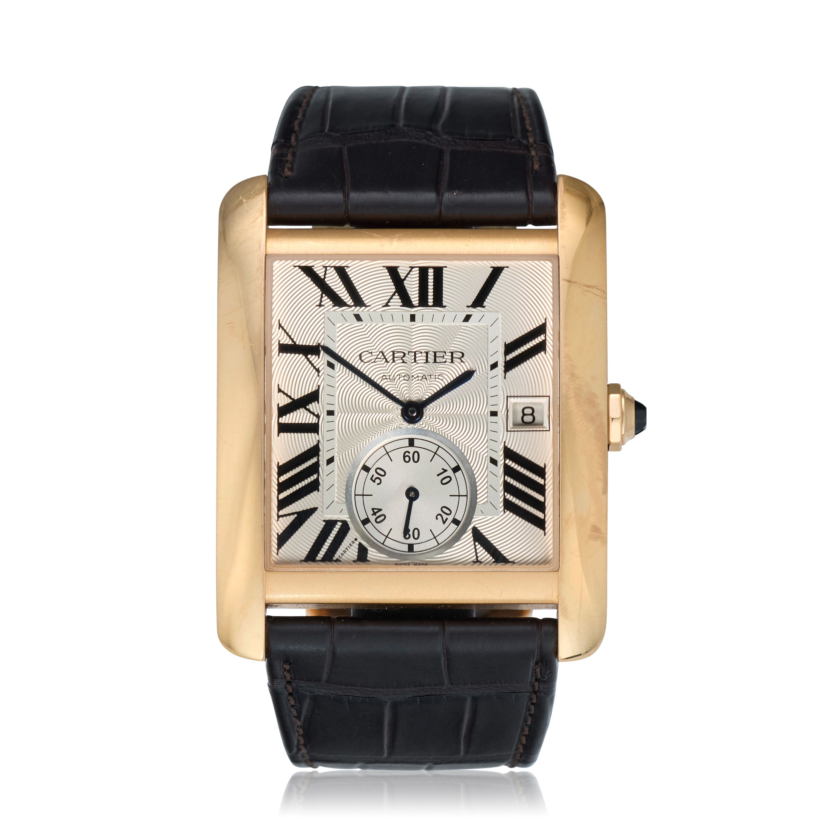 Cartier Tank Stainless steel Silver 2008 | Fine Watches | Lot 681