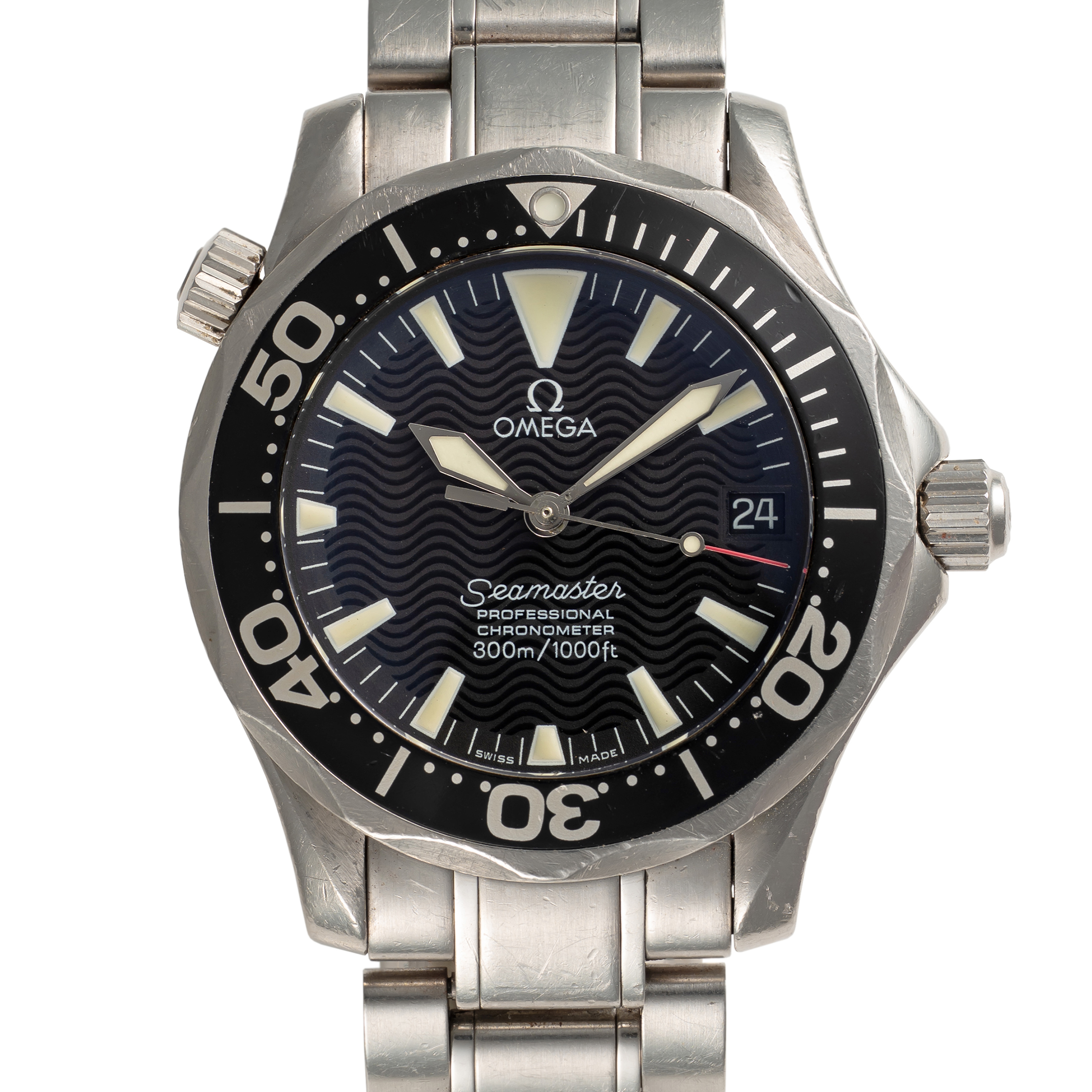 Omega Seamaster 166.0277 Stainless steel and Gold-plated Champagne