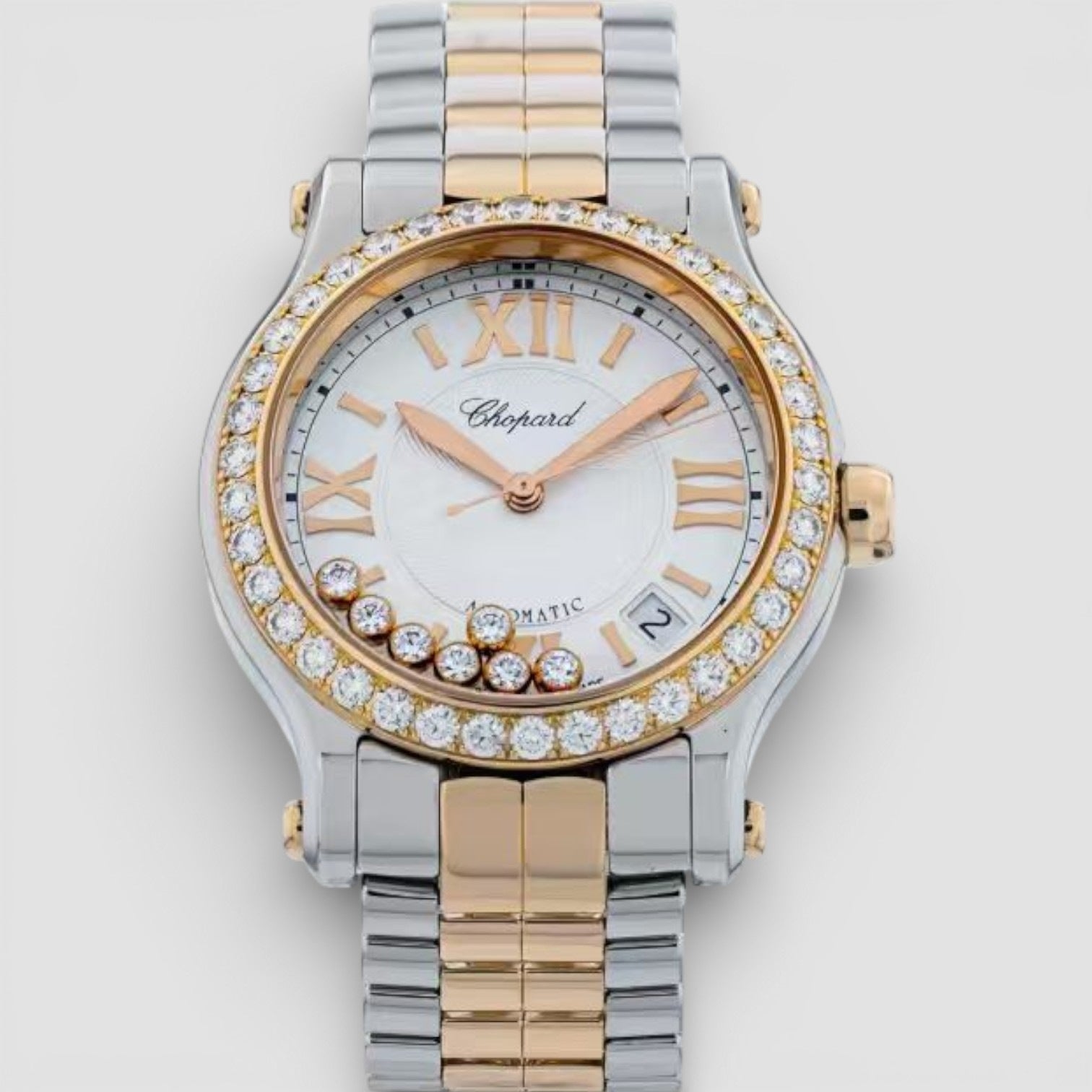Chopard Happy Sport 8937 Stainless steel and Diamond White 