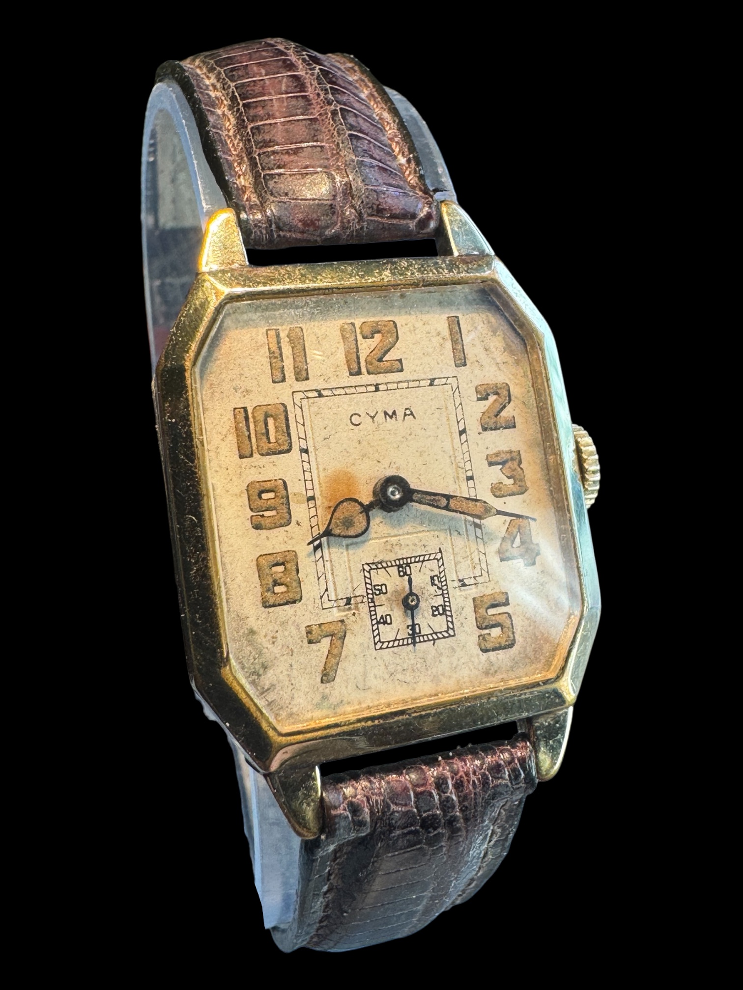 Cyma 295'806 Stainless steel Black 1940 | START-STOP-RESET: 88