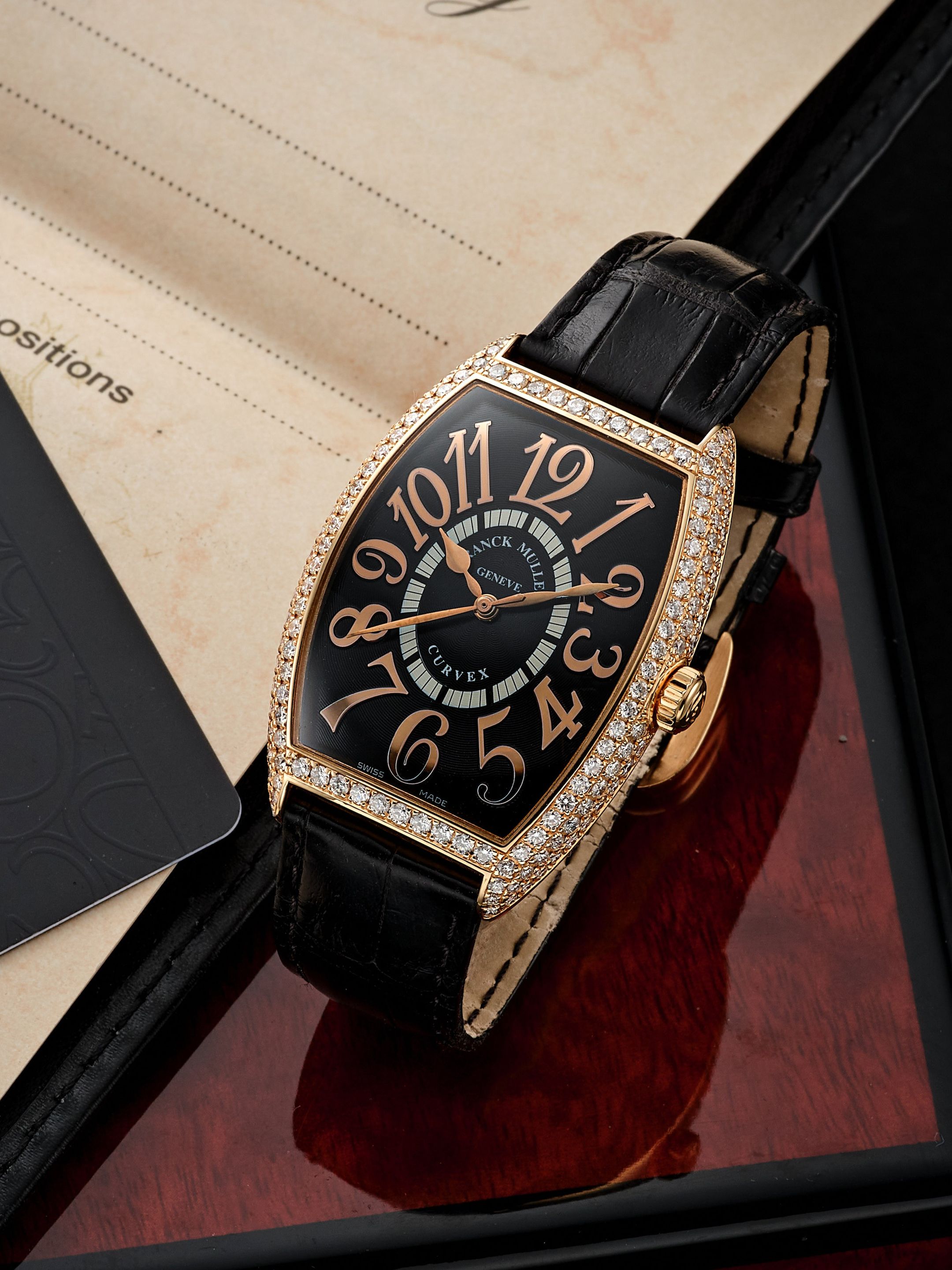 Franck Muller Cintrée Curvex 7880 H IR L 18k white gold Silver