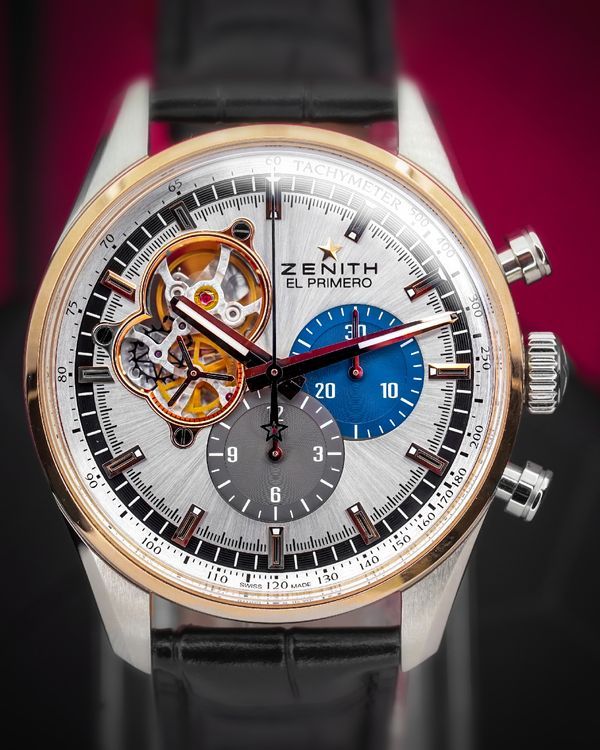 Zenith El Primero 02.1310.400 02.1312.400 Stainless steel Black