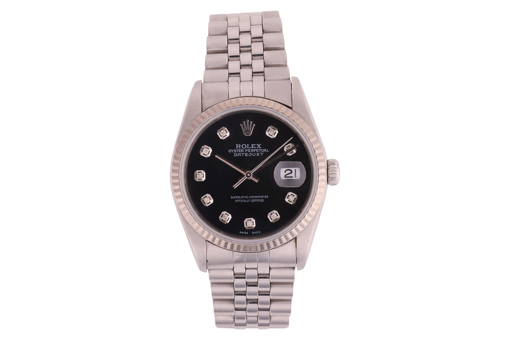 Rolex Datejust 6609 Yellow gold Black 1957 | The Mondani