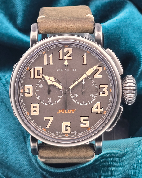 Zenith Pilot 11.2430.4069/21.C773 Stainless steel Gray | Dealer