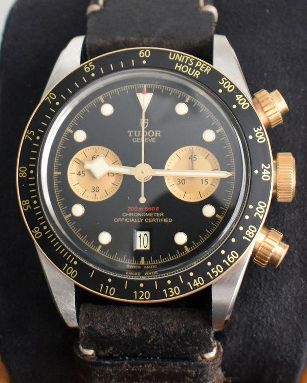 ヴァーナル Tudor Black Bay Chronograph 79363N Stainless steel Black 2026