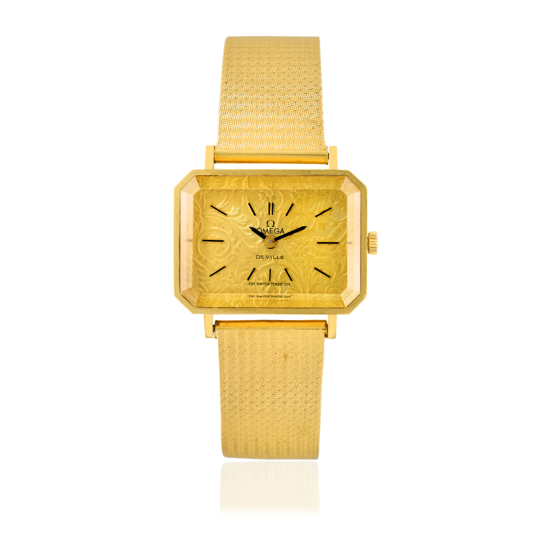 Omega De Ville 1377 Yellow gold Champagne | Period Art & Design