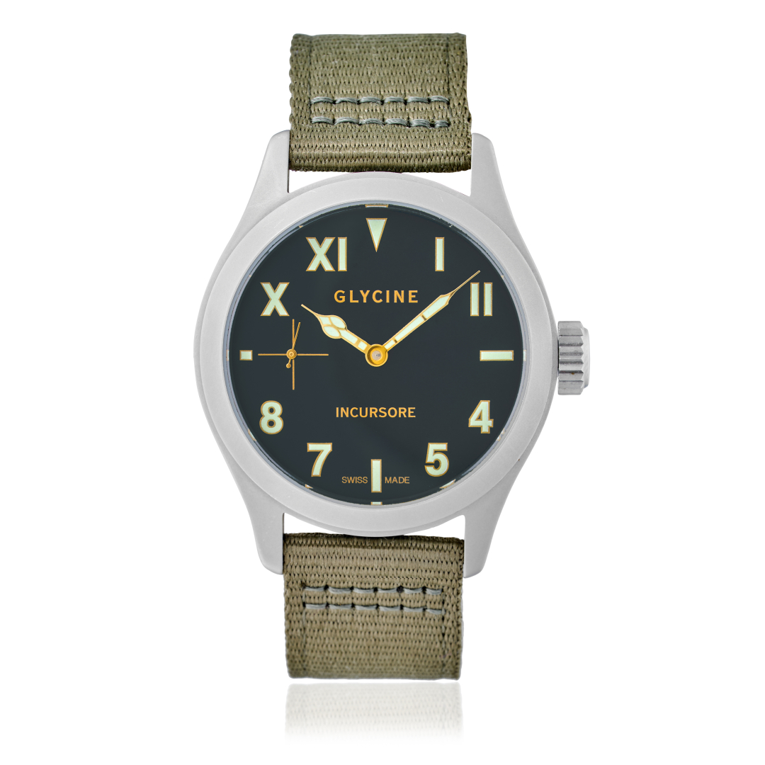 Glycine Incursore 3762 Stainless steel Black Italy | Dealer