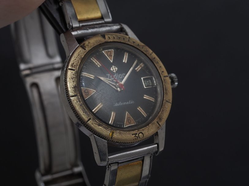 Zodiac Sea Wolf 722-946B Stainless steel White 1970 Netherlands