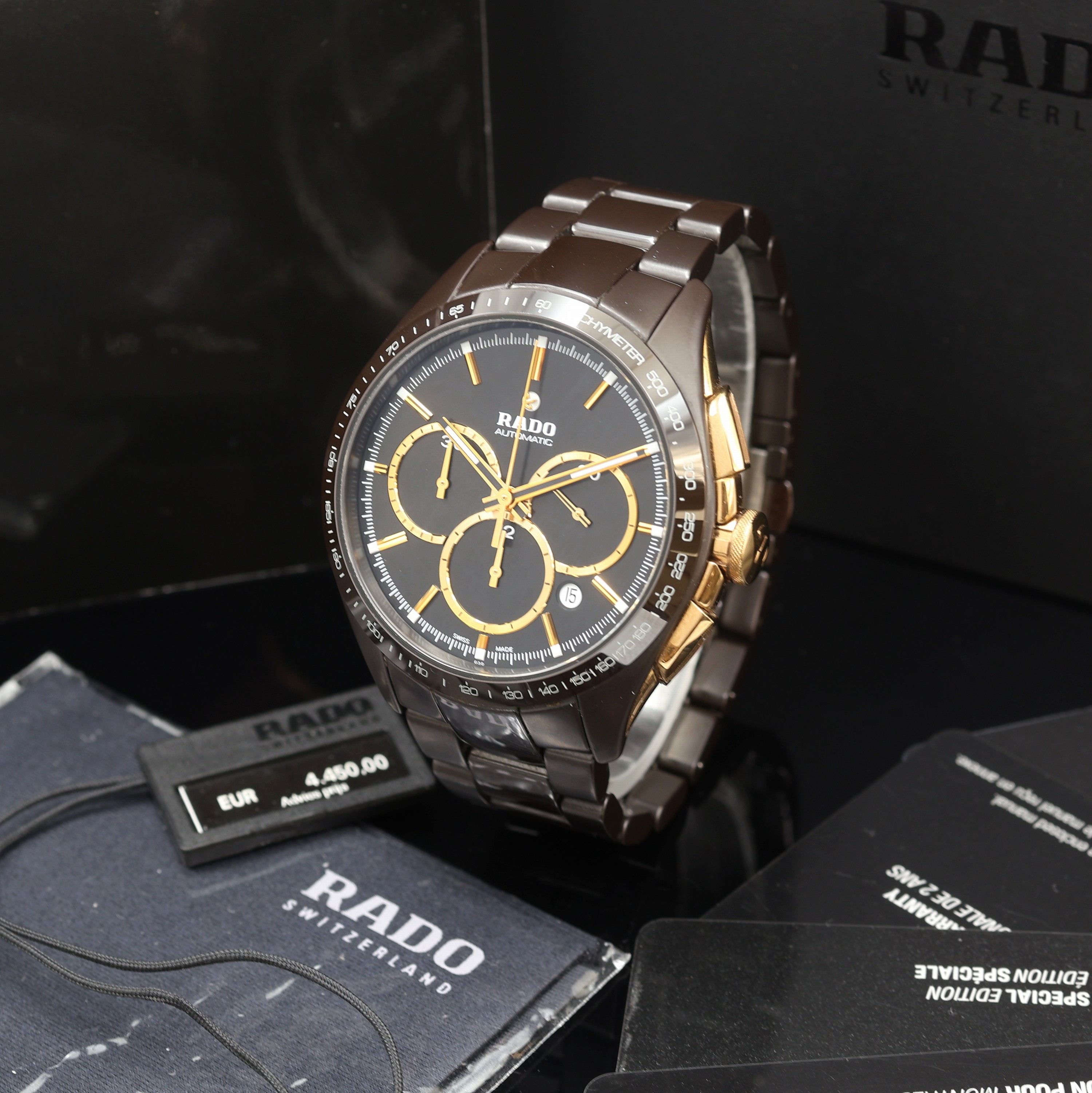 Rado HyperChrome 01.763.0500.3.130 Stainless steel Brown | Dealer Rado HyperChrome 01.763.0500.3.130 Stainless steel Brown | Dealer