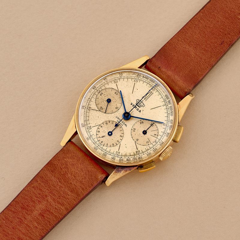 Universal Genève Compax 884.122 Stainless steel Gray Switzerland