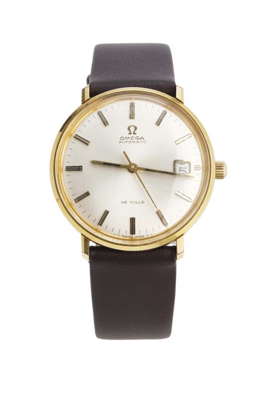 Omega De Ville 166.033 Yellow gold Champagne 1960 | SALE WATCHES