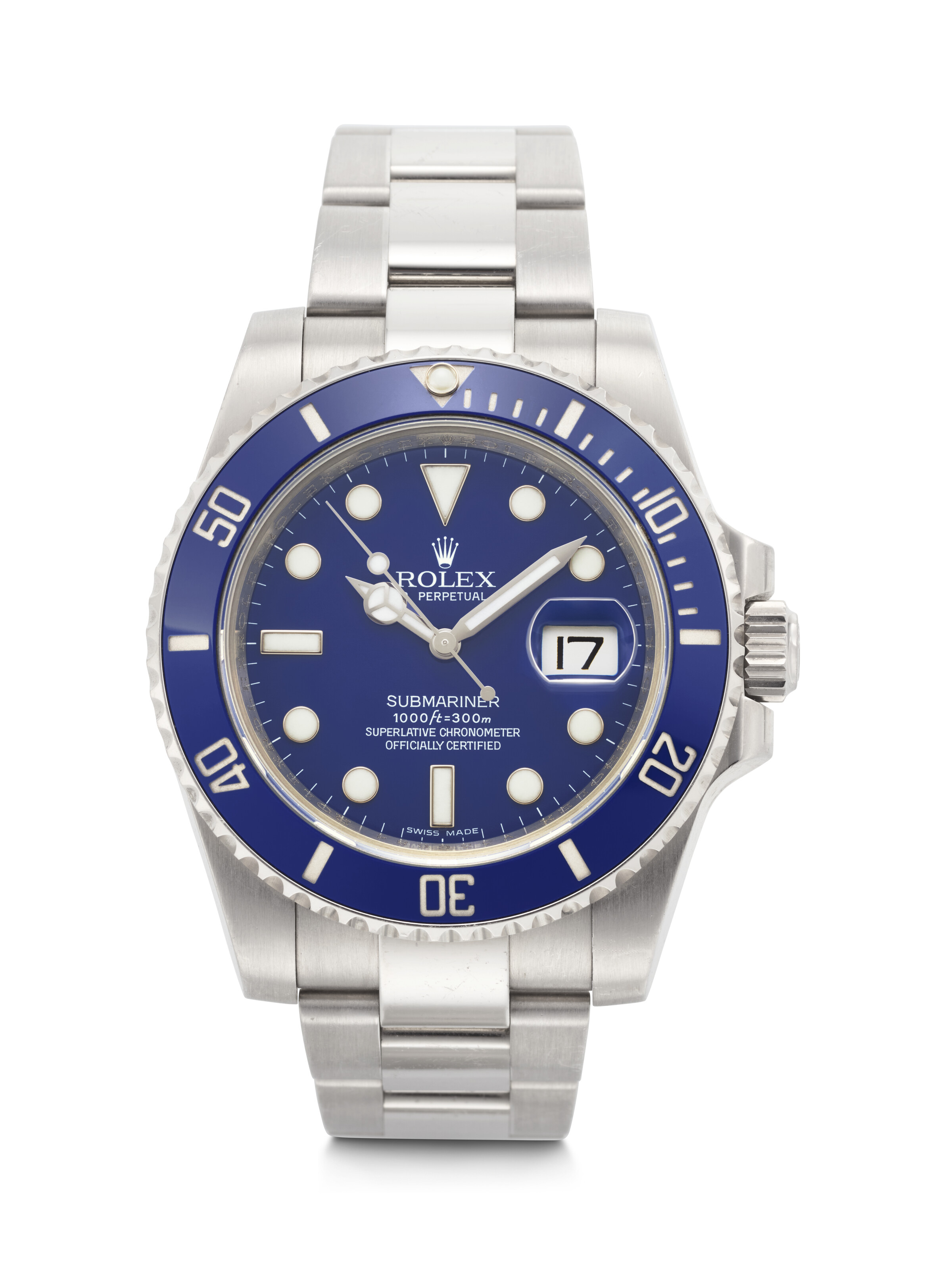 Rolex Submariner 116619LB White gold Blue 2010 | Luxury Online