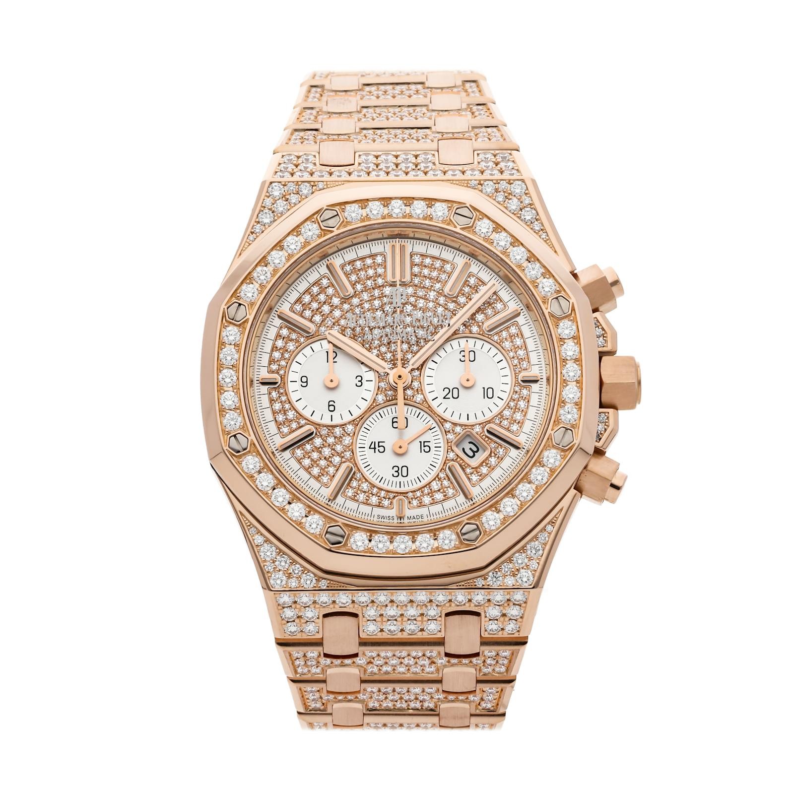 Audemars Piguet Royal Oak 26322OR.ZZ.1222OR.01 Rose gold Paved