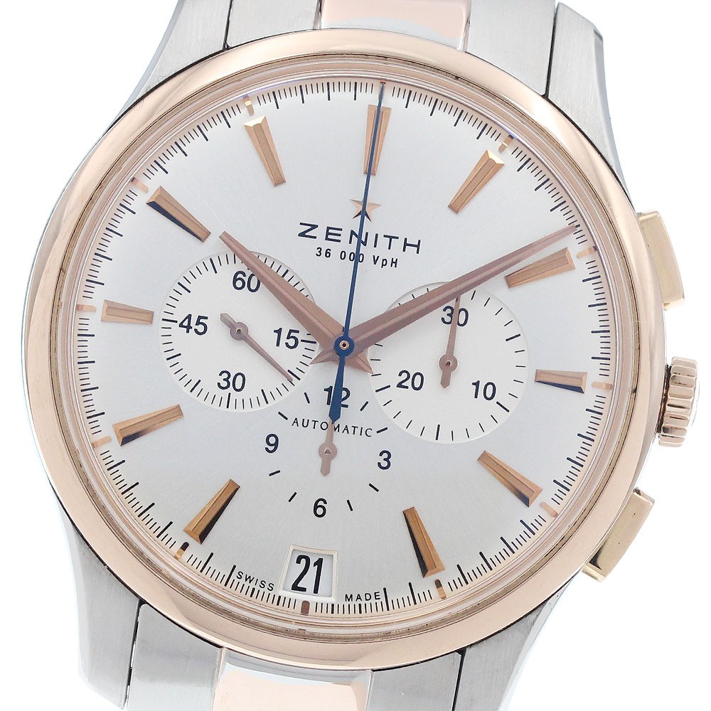 Zenith Captain 02.0340.462 Stainless steel Silver 1992 Netherlands